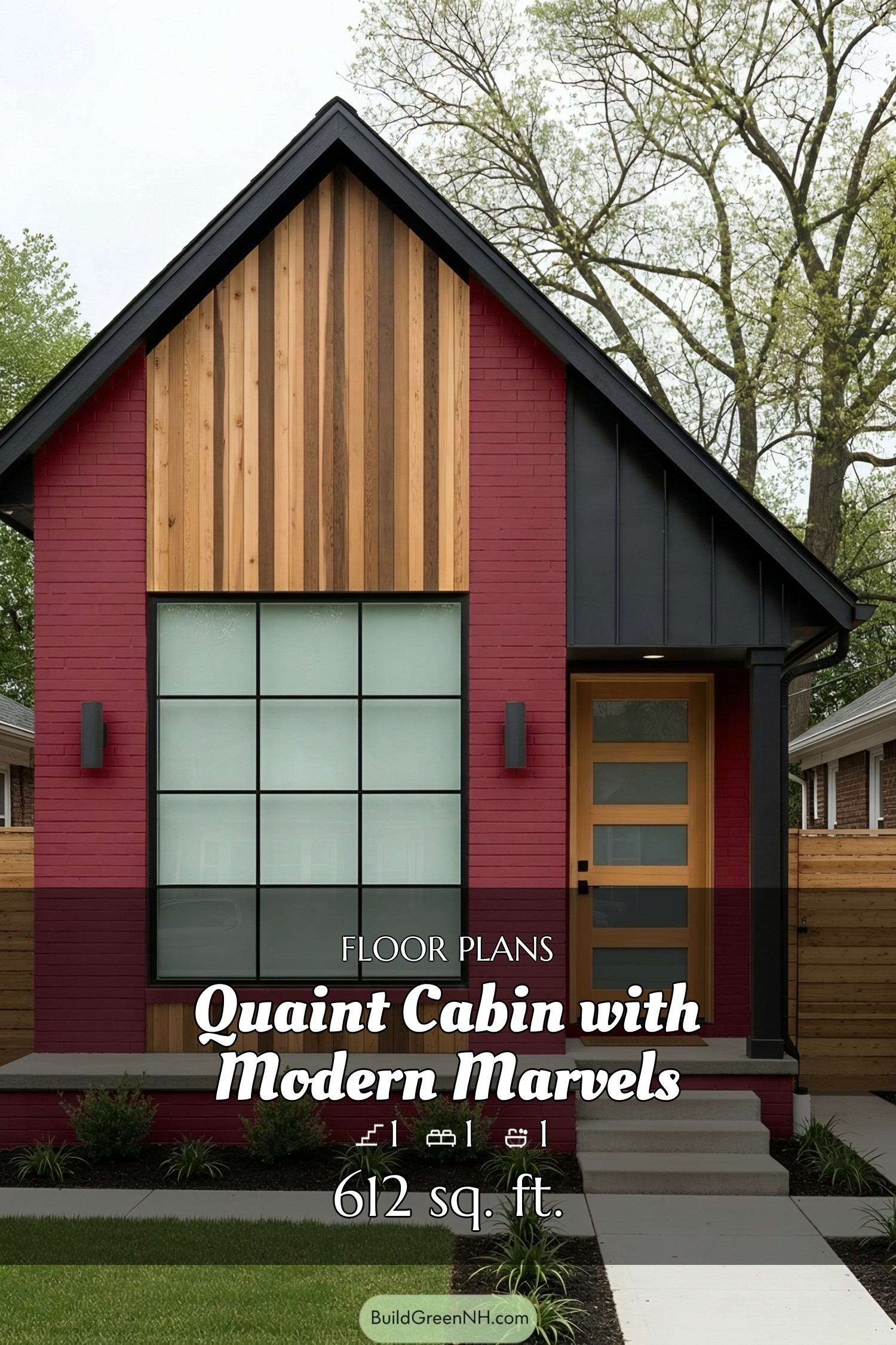 house siding color deep red