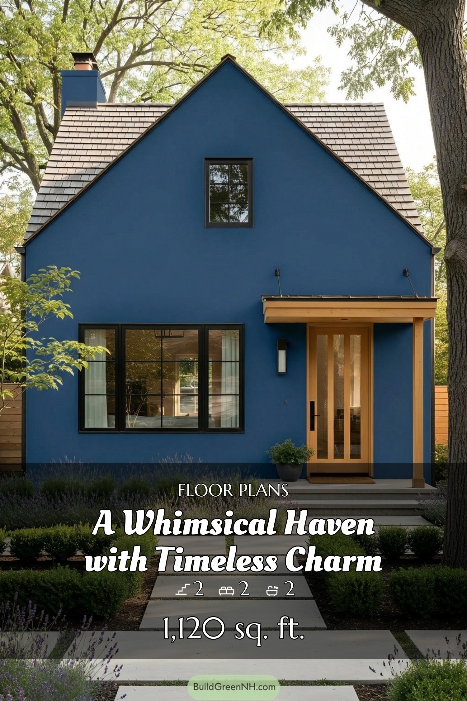 house siding color deep blue