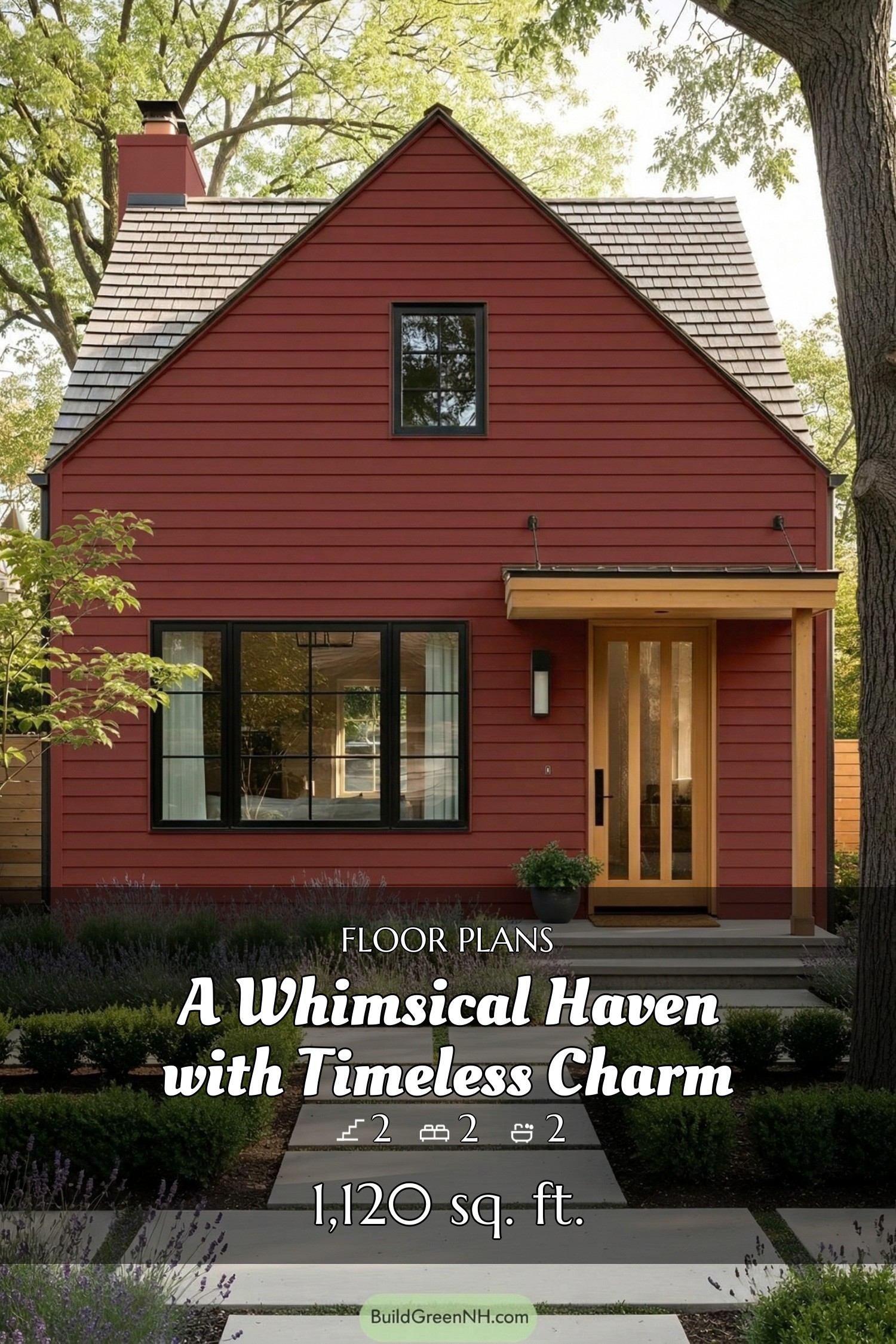 house siding color deep red