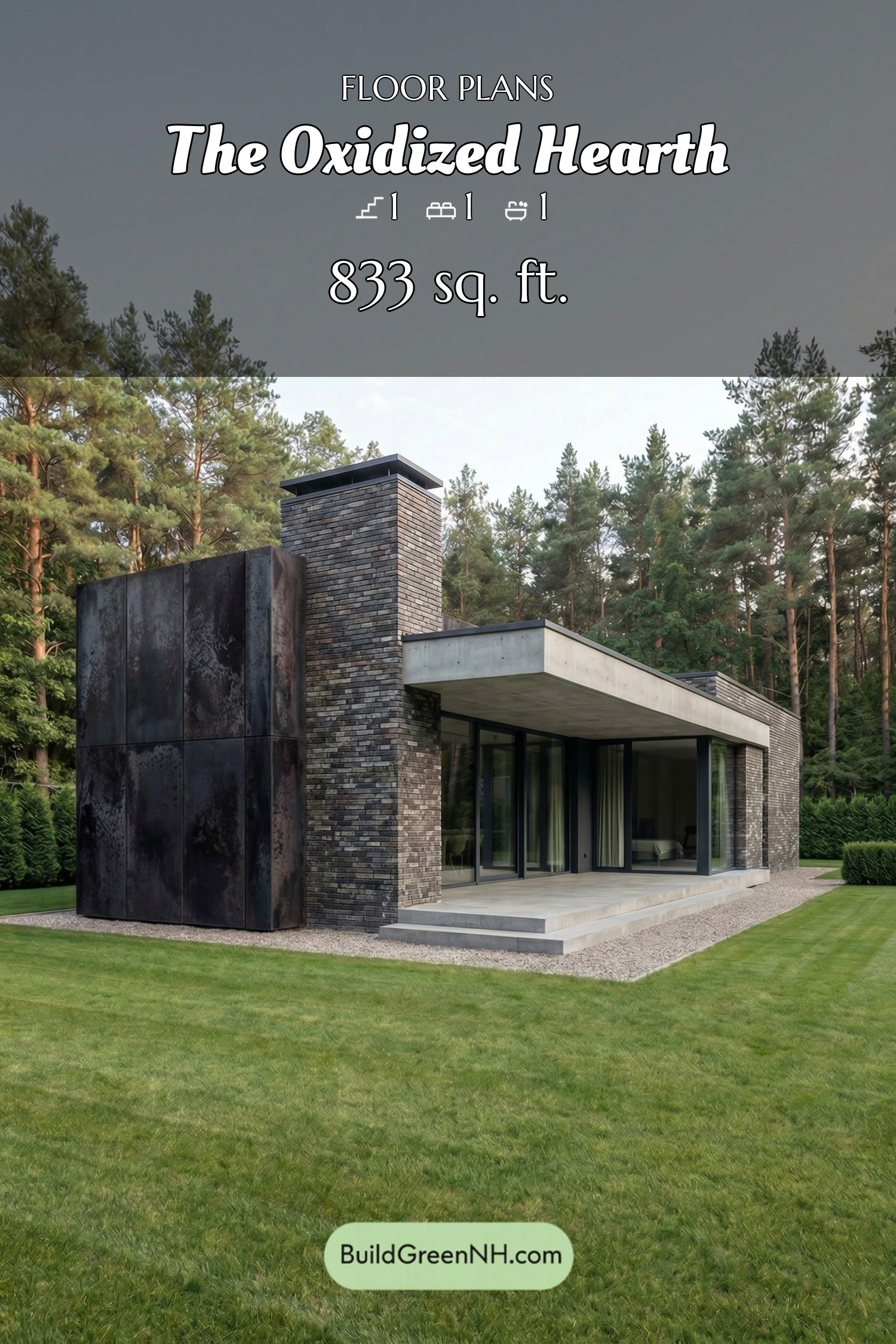 house siding all black with black rust