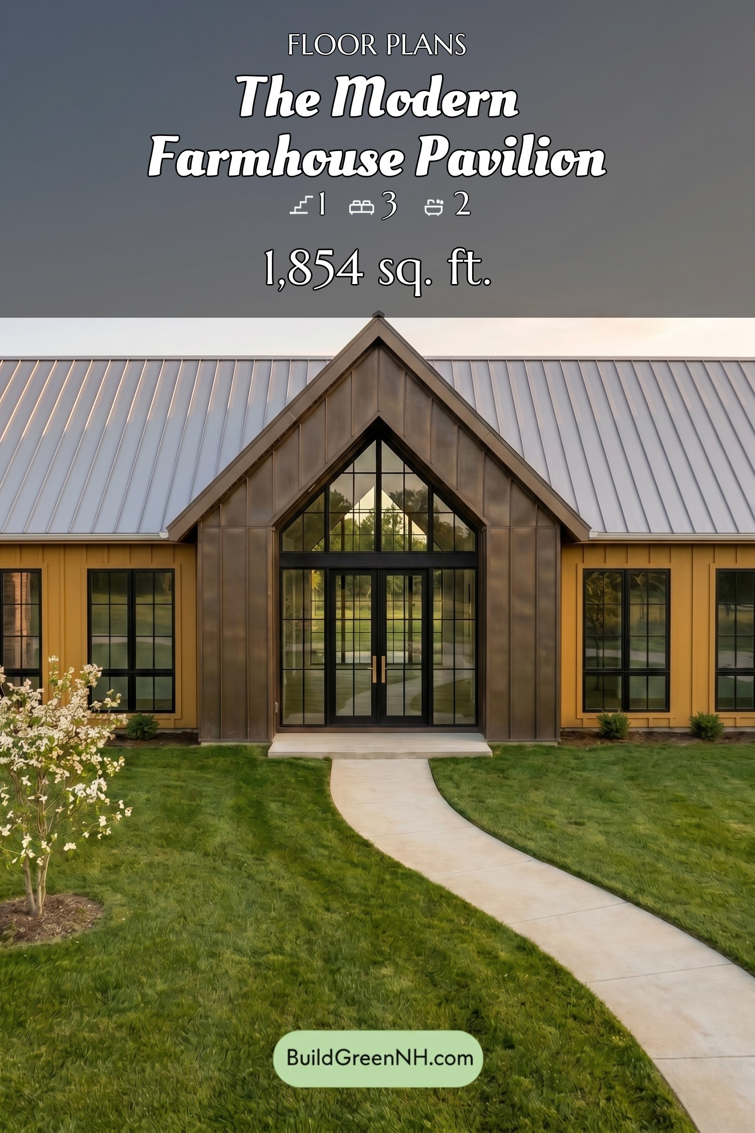 house siding bronze metal center and yellow wings