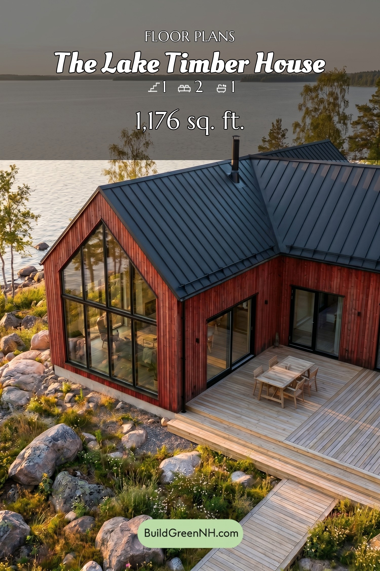 house siding deep red