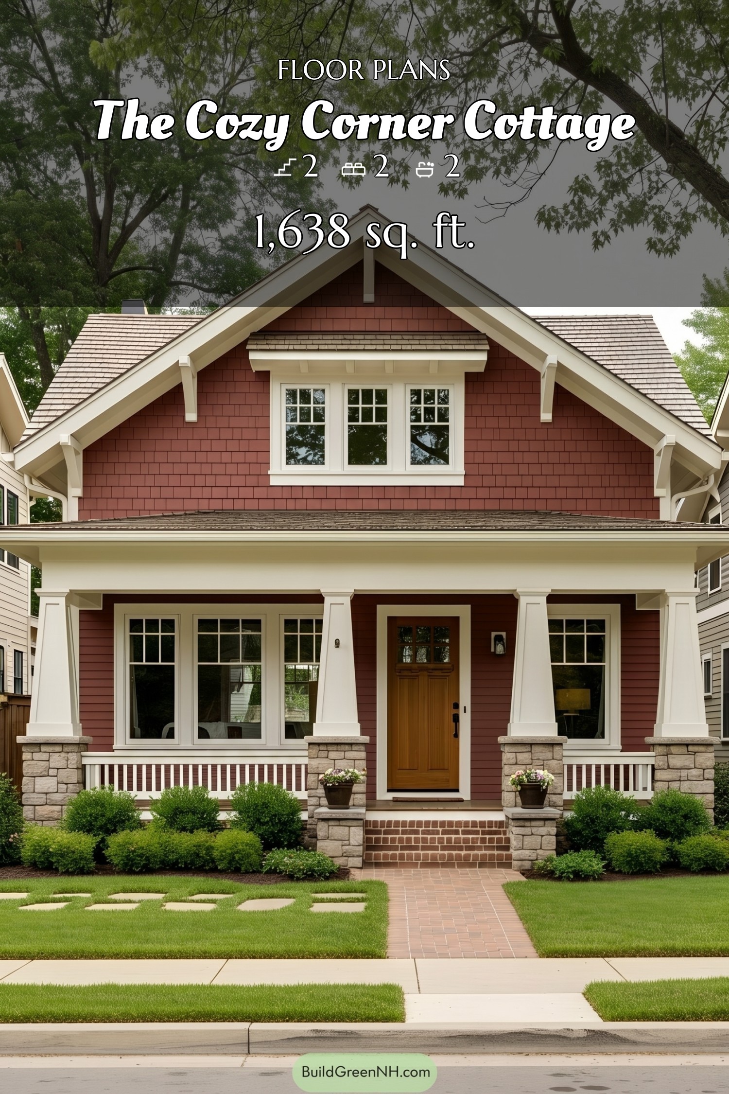 house siding deep red