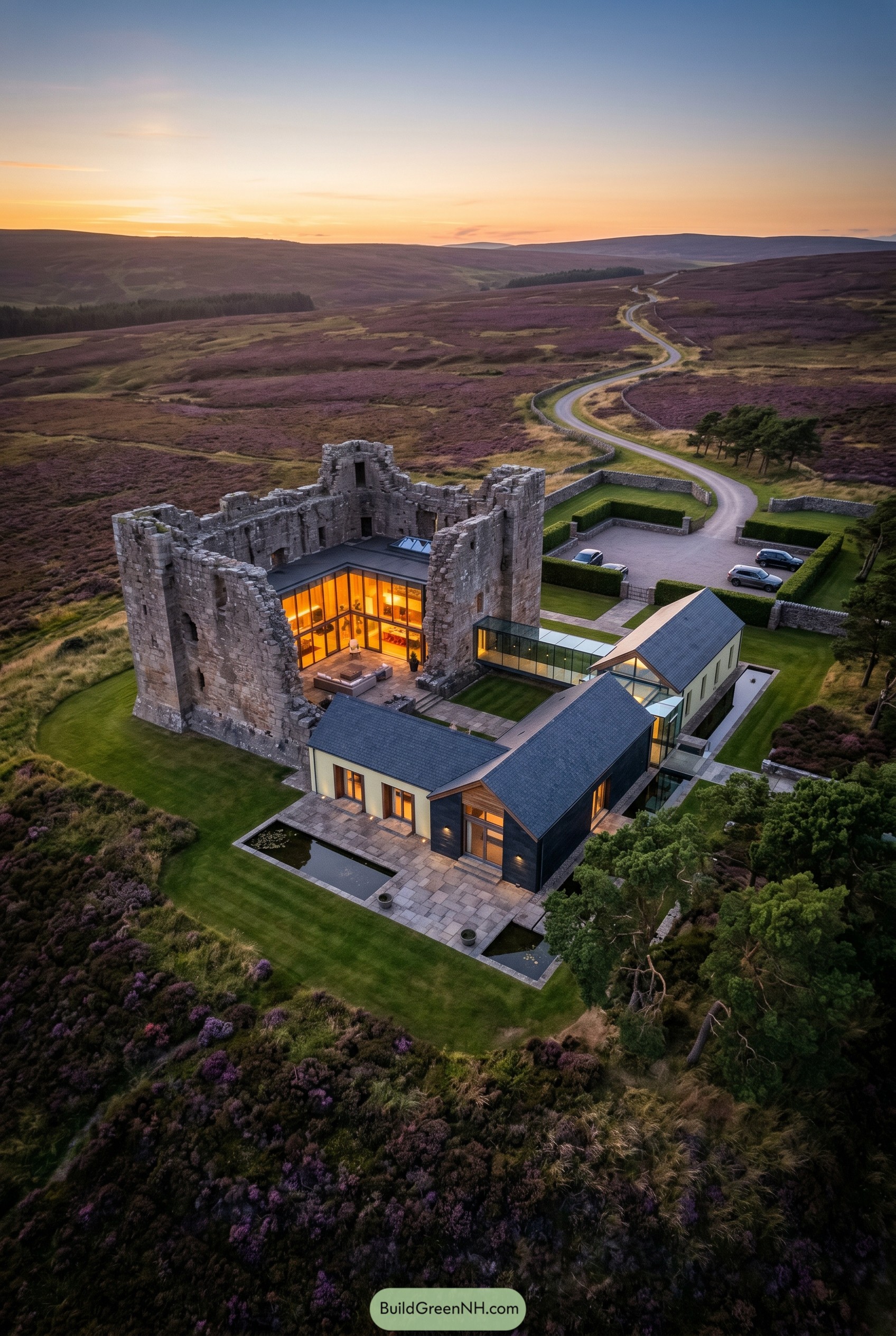 19 Stunning Mansions Transforming Forgotten Ruins Into Glass Wrapped Dreams