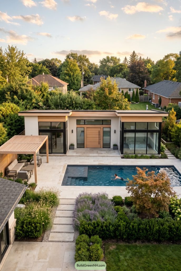 16 Gorgeous Modern Pool Houses You'd Love for Your Backyard