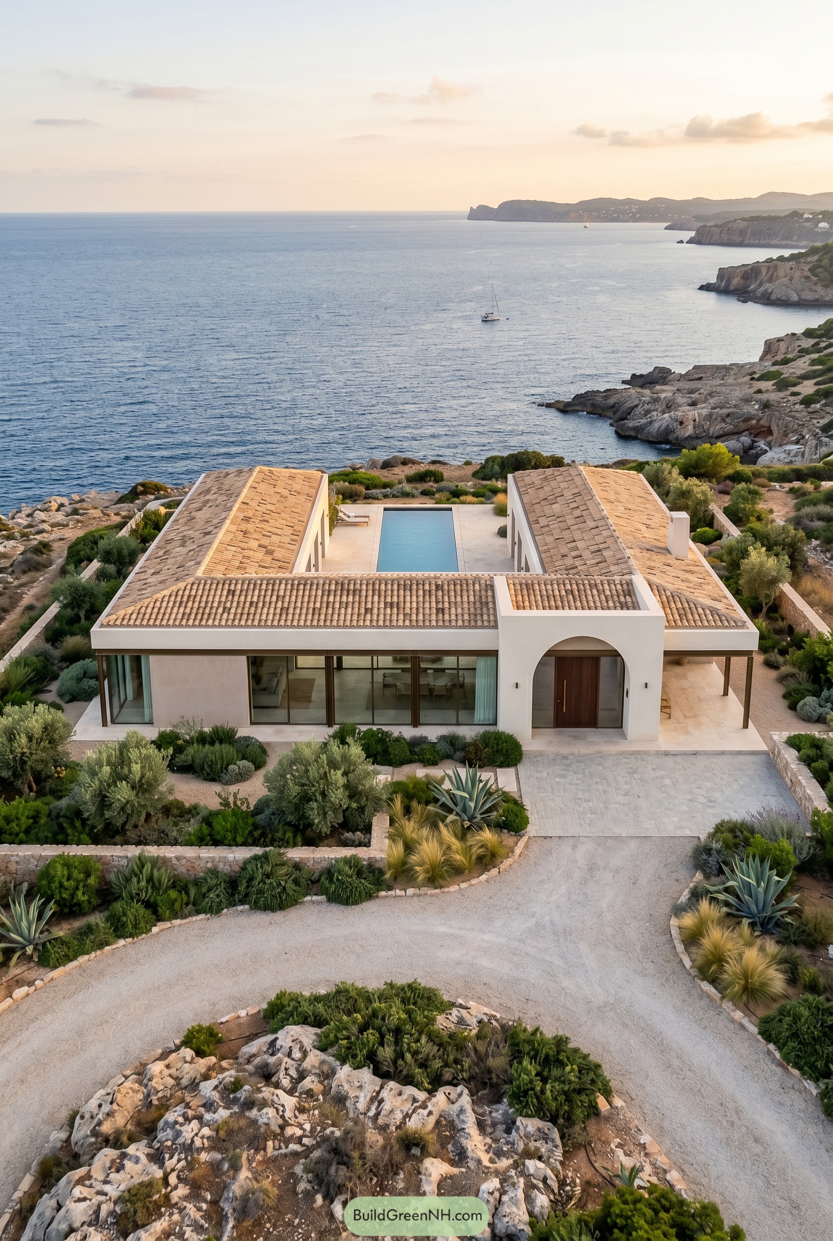 21 Enchanting One Story Mediterranean Modern Bungalows To Inspire Secret Courtyard Dreams