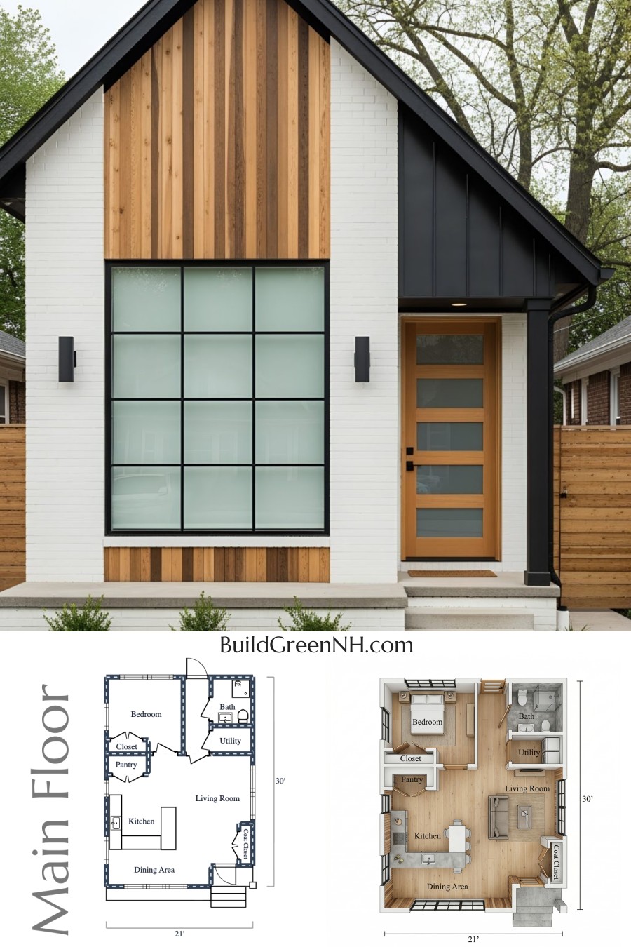 Quaint Cabin with Modern Marvels Floor Plan