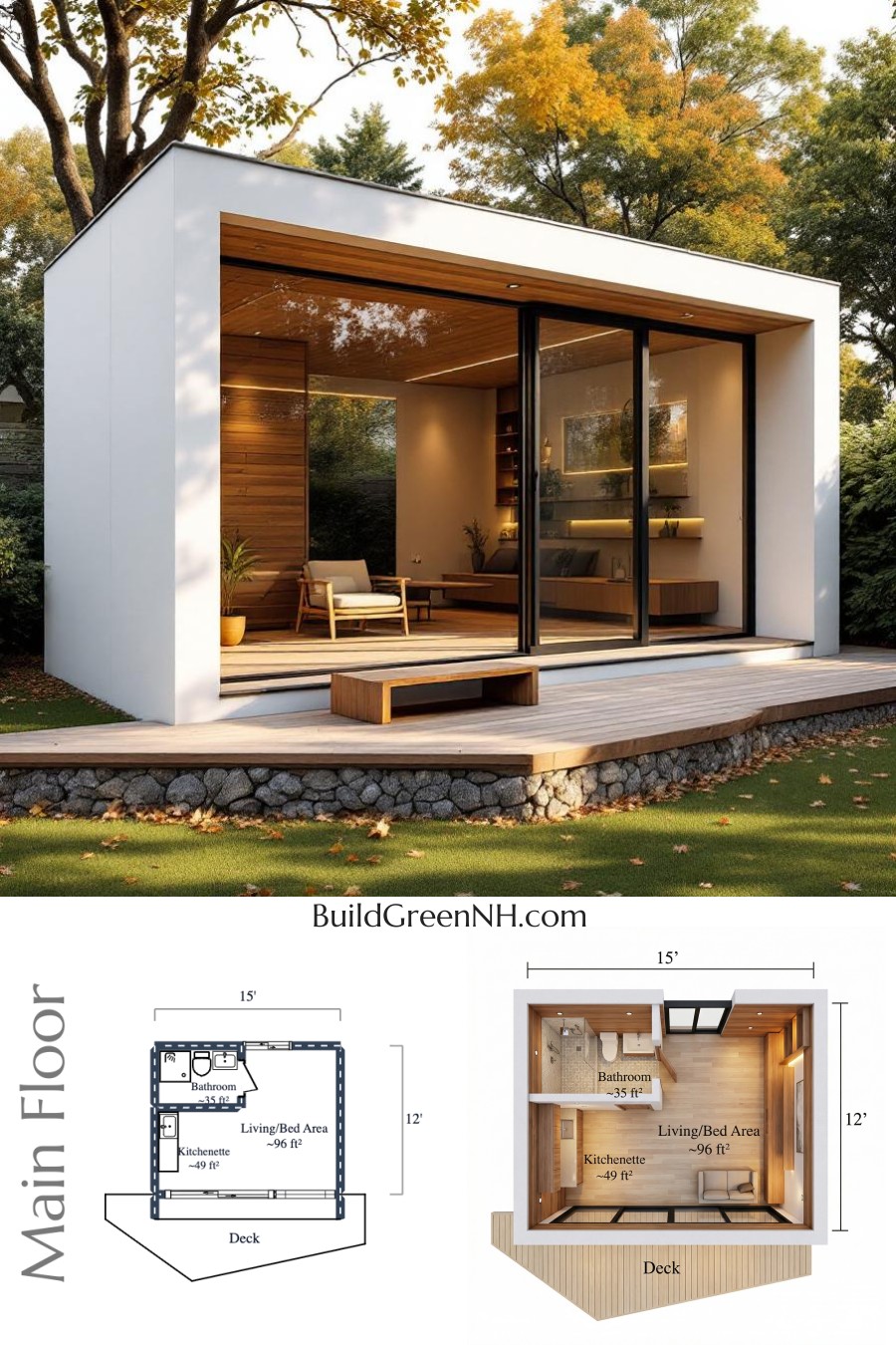 A Glasshouse Getaway in a Box Floor Plan