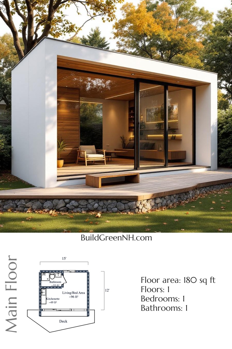 A Glasshouse Getaway in a Box Floor Plan