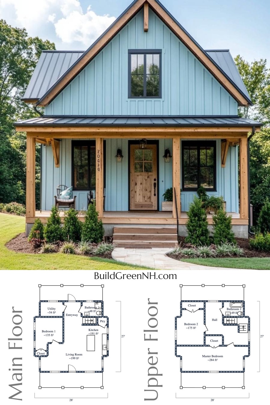 Charming Cottage With Rustic Elegance Floor Plan