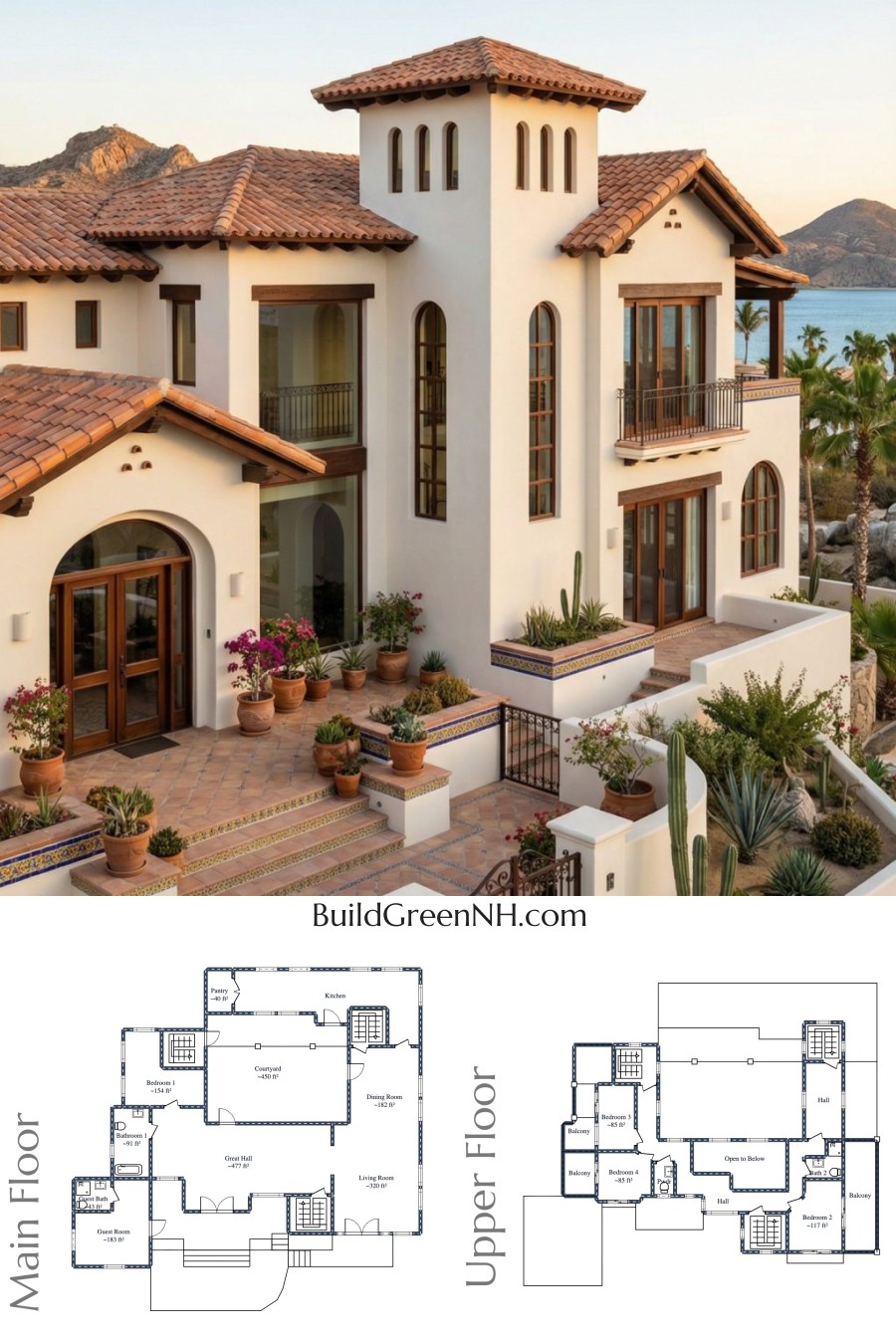 Terracotta Bluff Seaside Villa Floor Plan