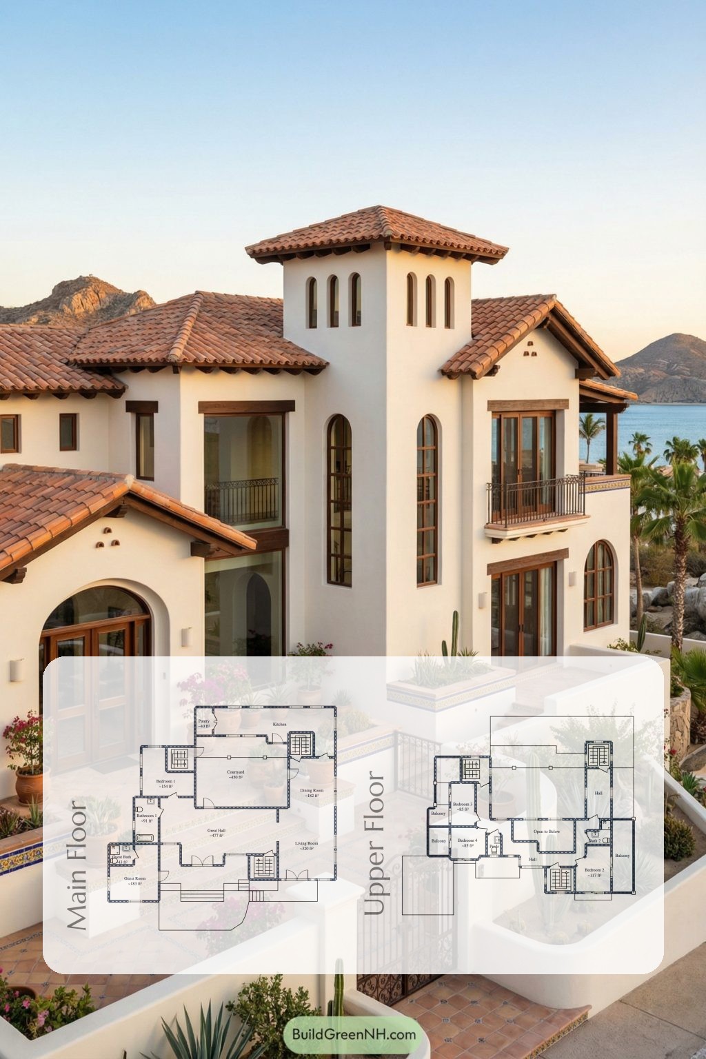 Terracotta Bluff Seaside Villa Floor Plan
