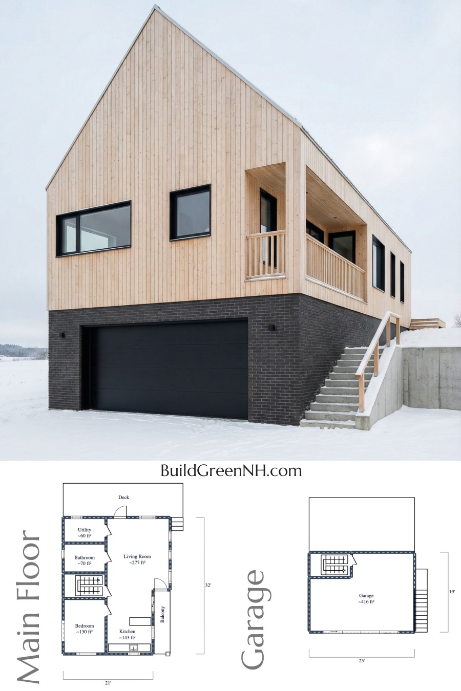 The Nordic Split Floor Plan