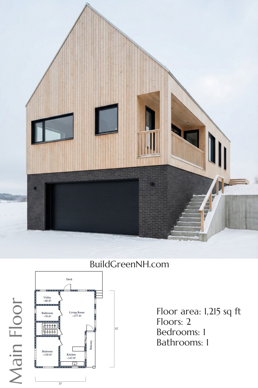 The Nordic Split Floor Plan
