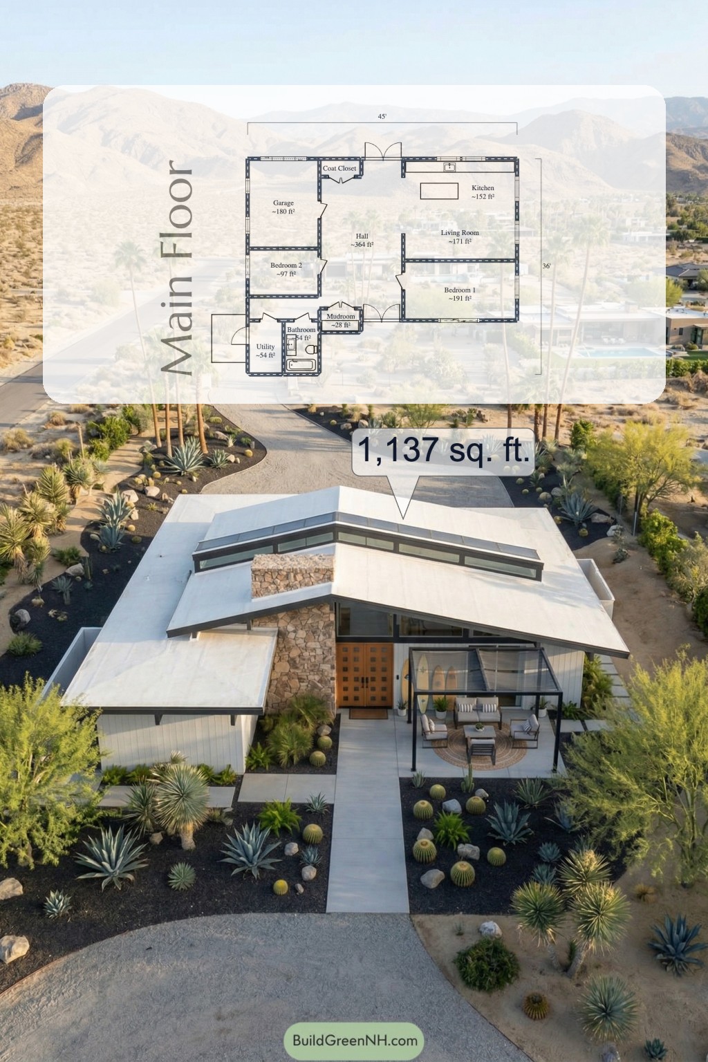 Desert Deco Retro Respite Floor Plan