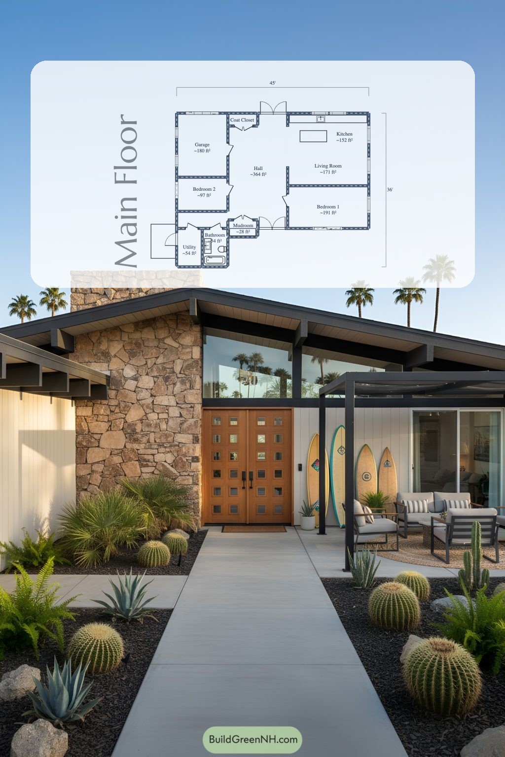 Desert Deco Retro Respite Floor Plan