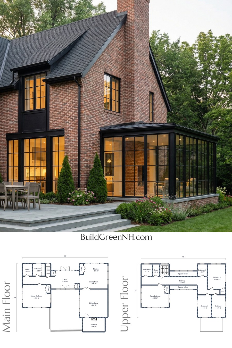 The Glass Lantern Cottage Floor Plan