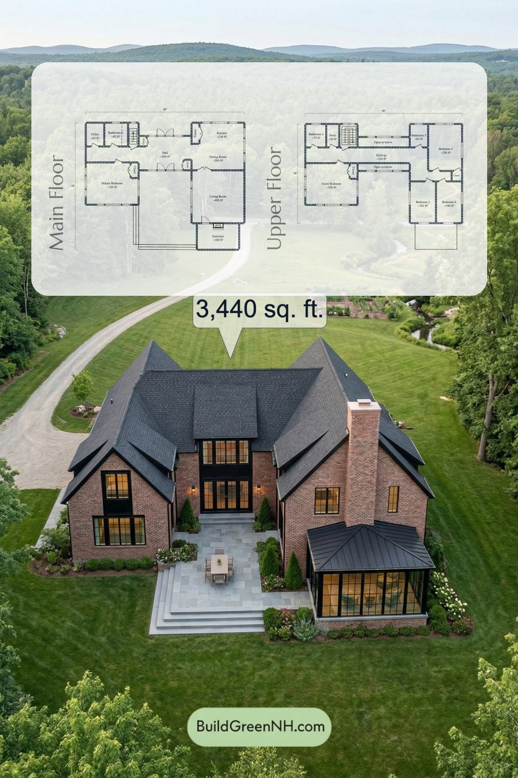 The Glass Lantern Cottage Floor Plan