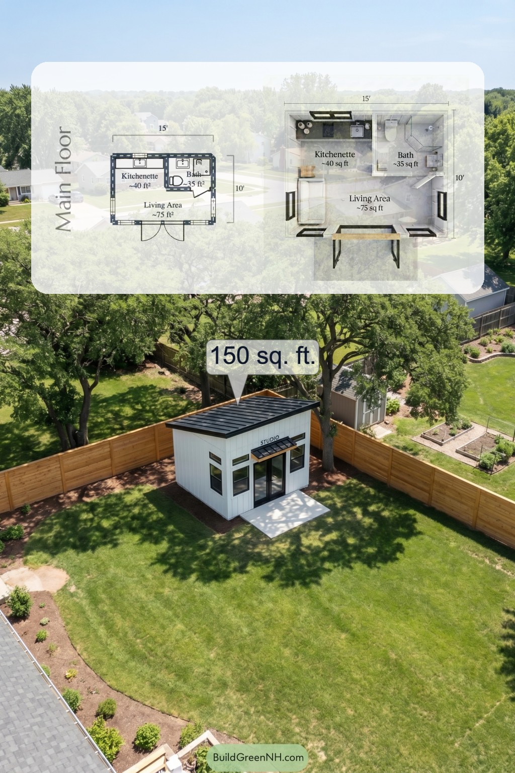Whimsical White Retreat with Double Doors Floor Plan