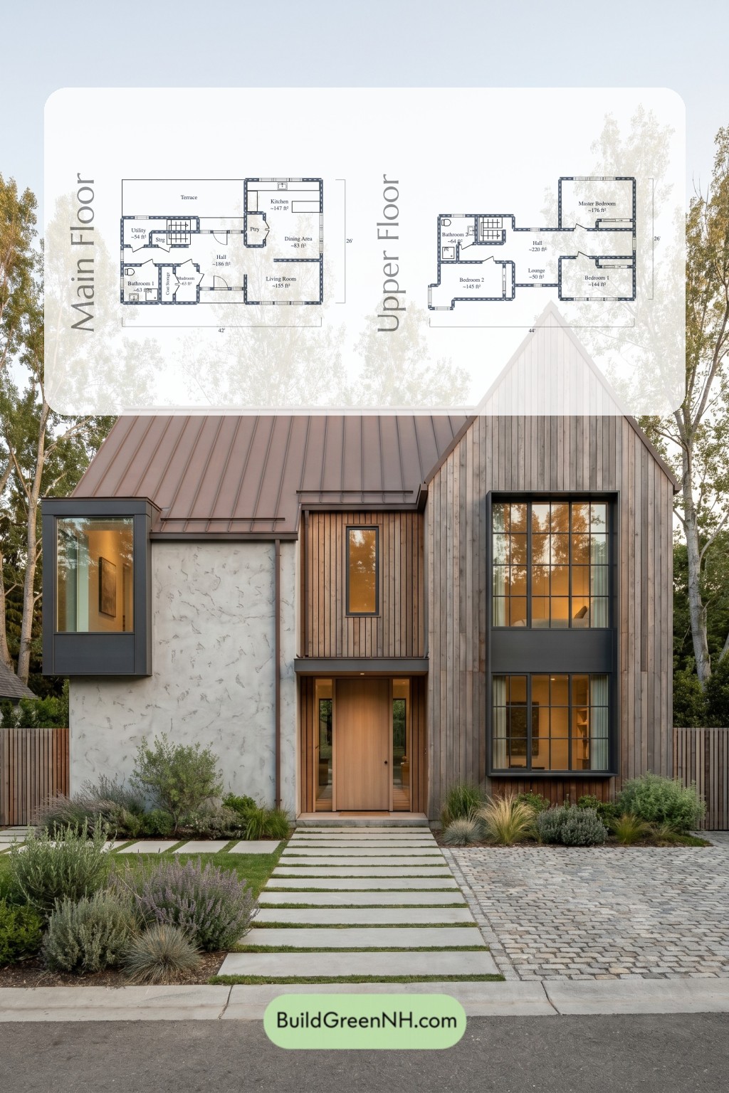 The Rustic Geometry Residence Floor Plan