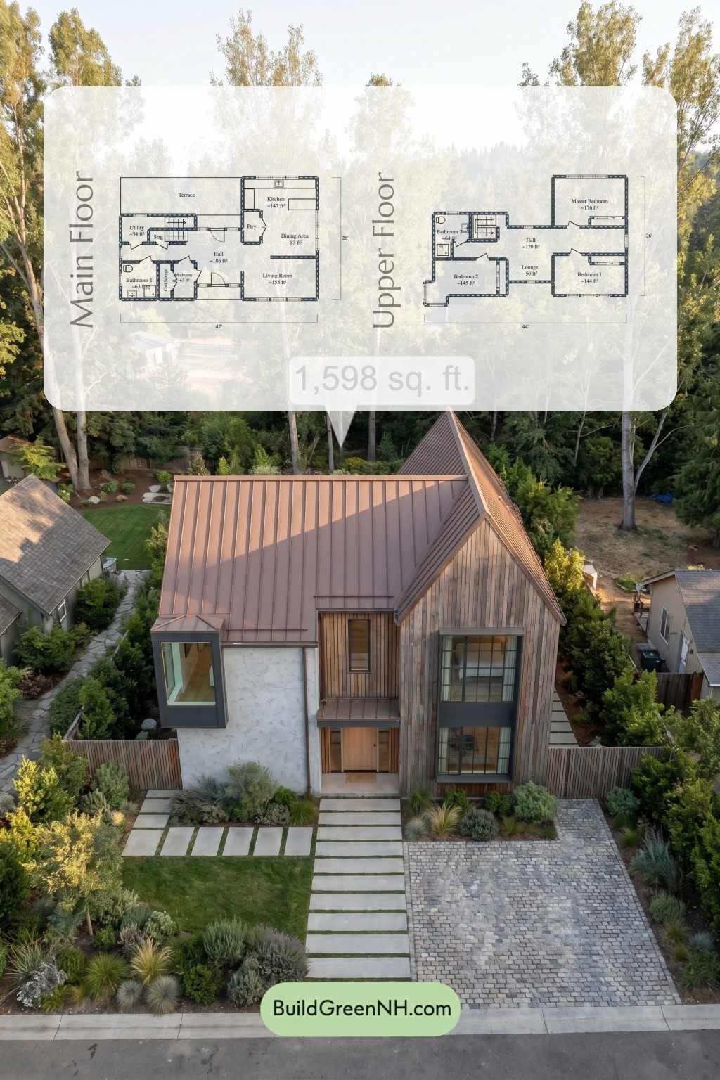 The Rustic Geometry Residence Floor Plan
