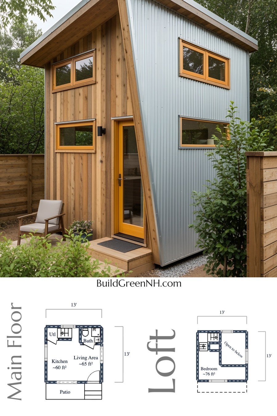 The Tiny Triangle Triumph Floor Plan