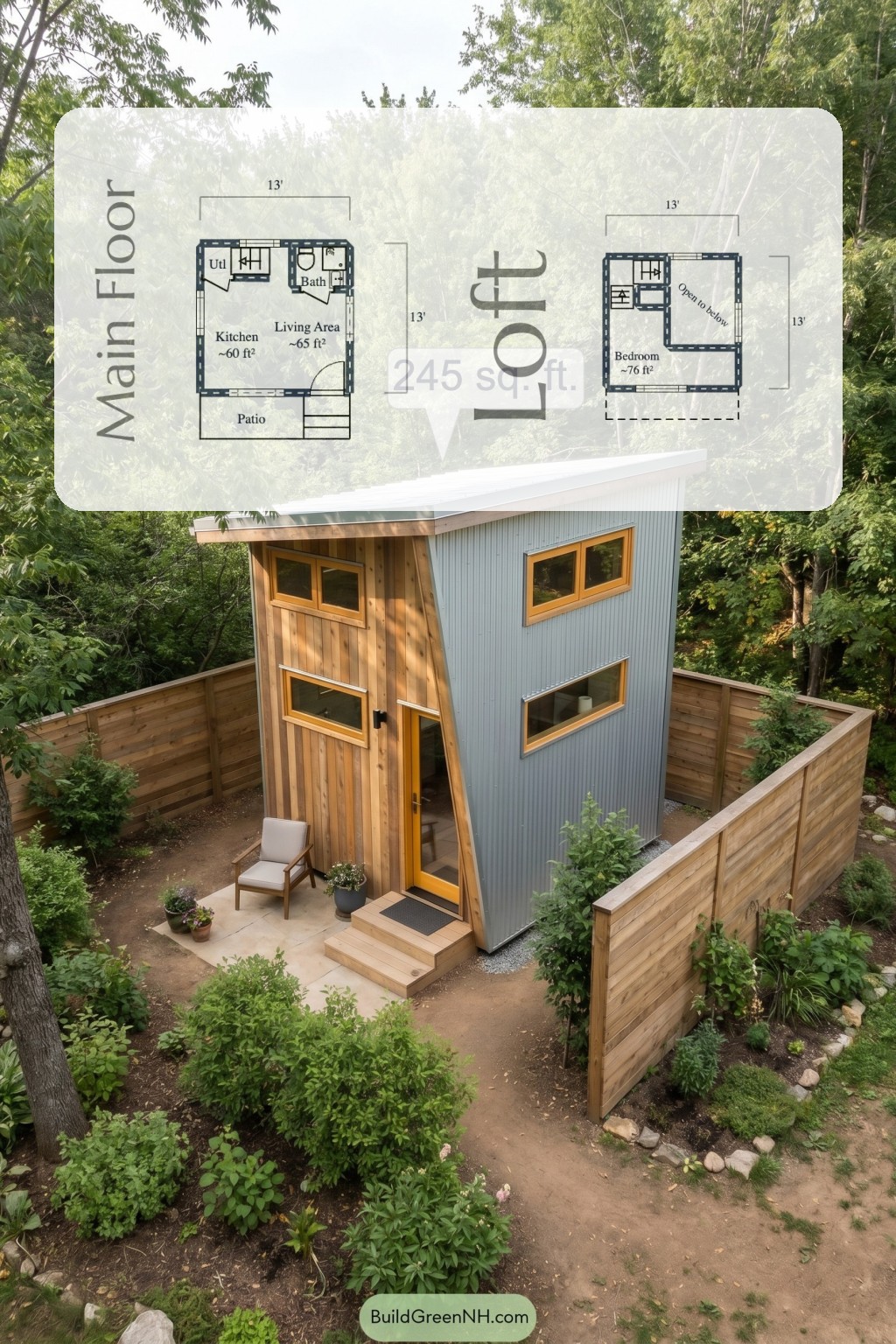 The Tiny Triangle Triumph Floor Plan
