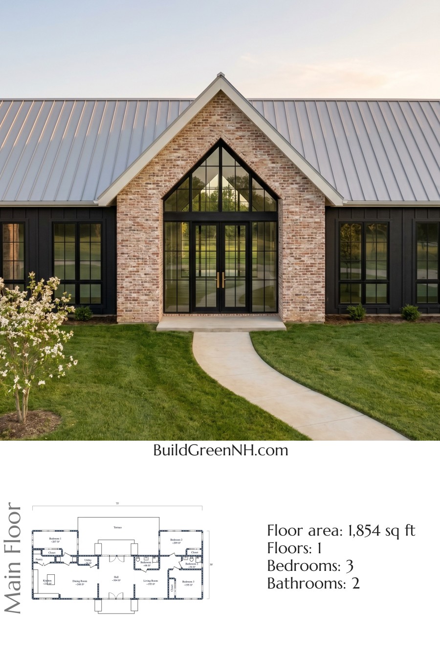 The Modern Farmhouse Pavilion Floor Plan