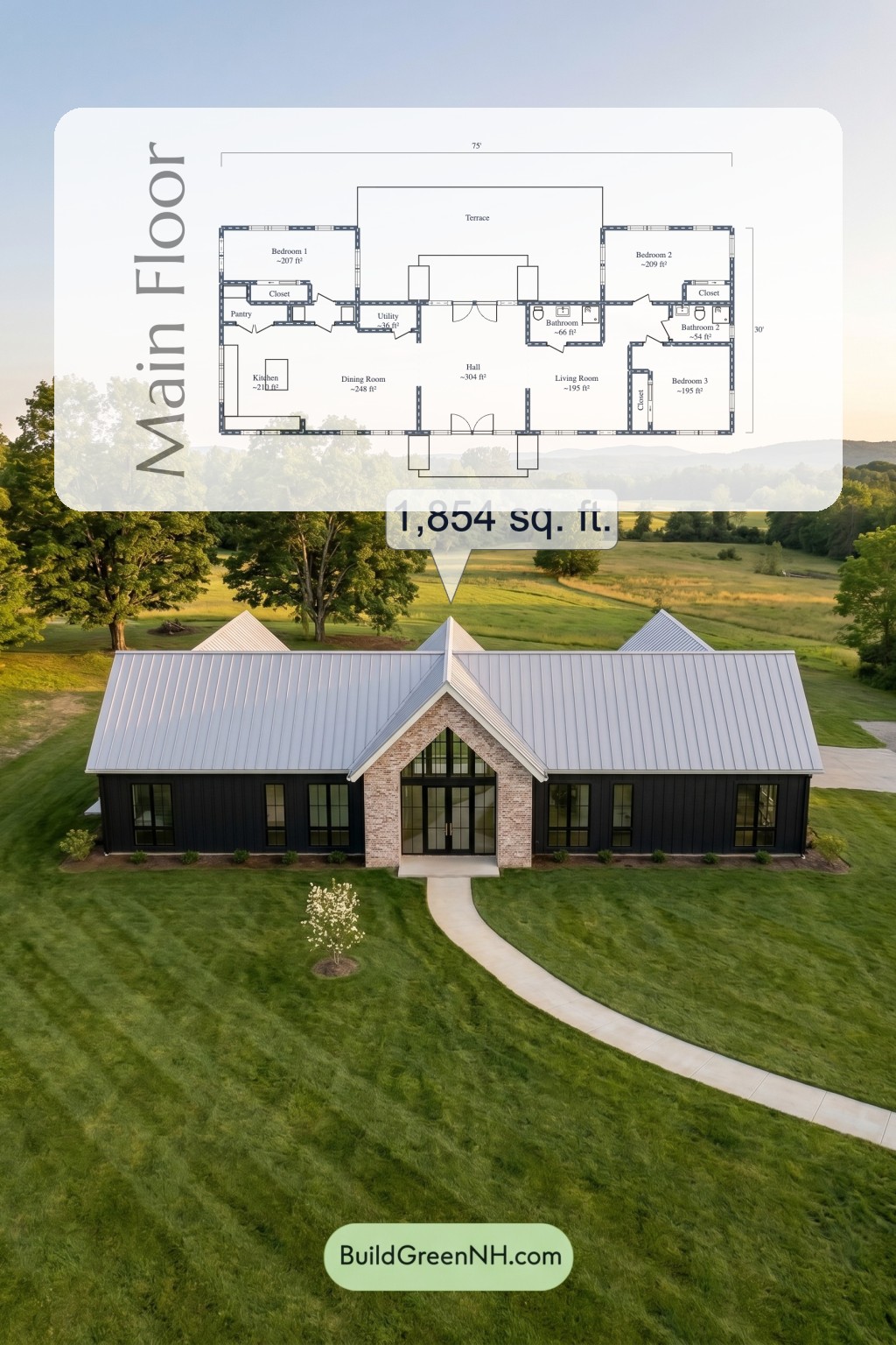 The Modern Farmhouse Pavilion Floor Plan