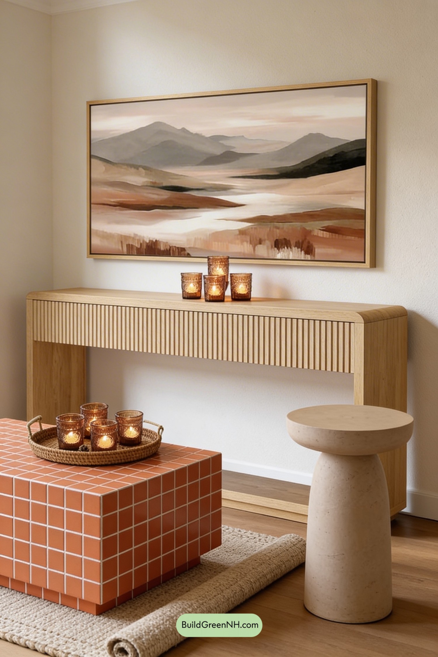 Moodboard for Beige Sofa, Desert Lounge Glow