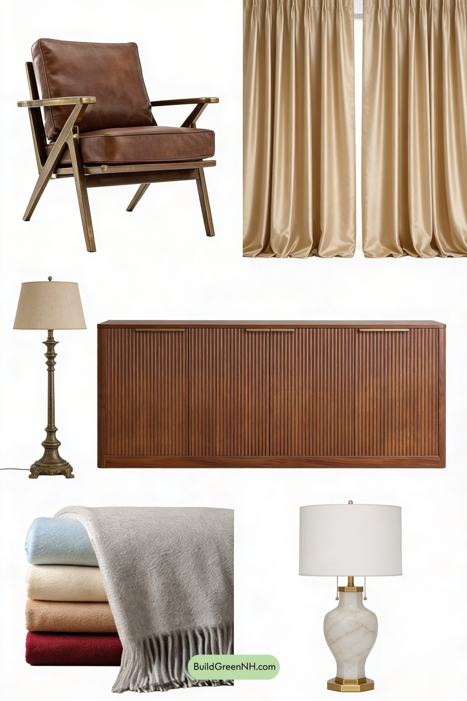 Moodboard for Quiet Luxury Around a Beige Sectional