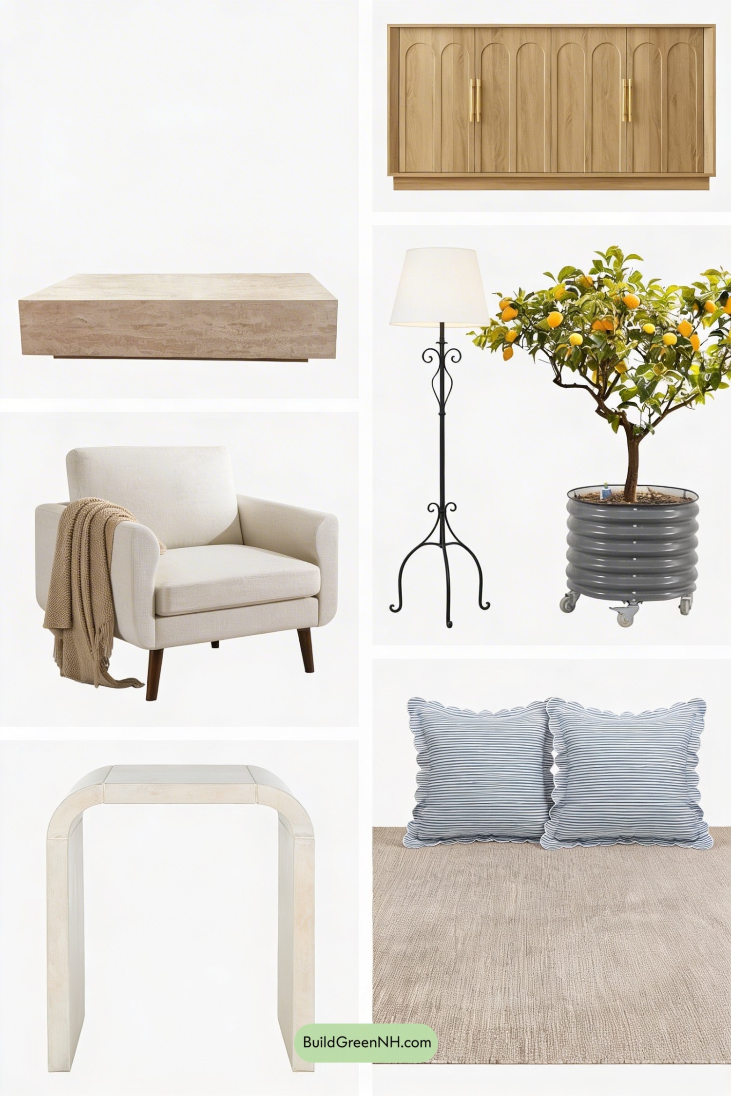Moodboard for Beige Sofa, Mediterranean Glow