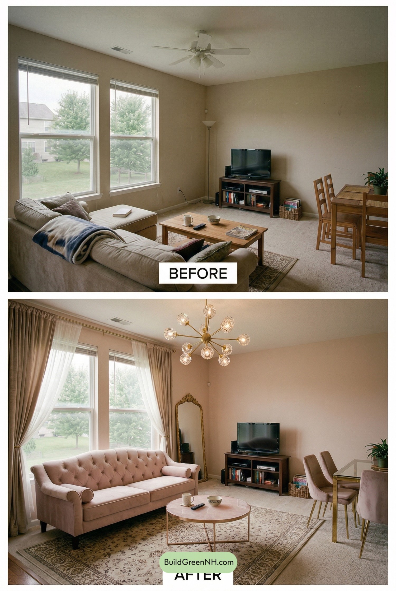 Blush Hollywood Regency Glow-Up