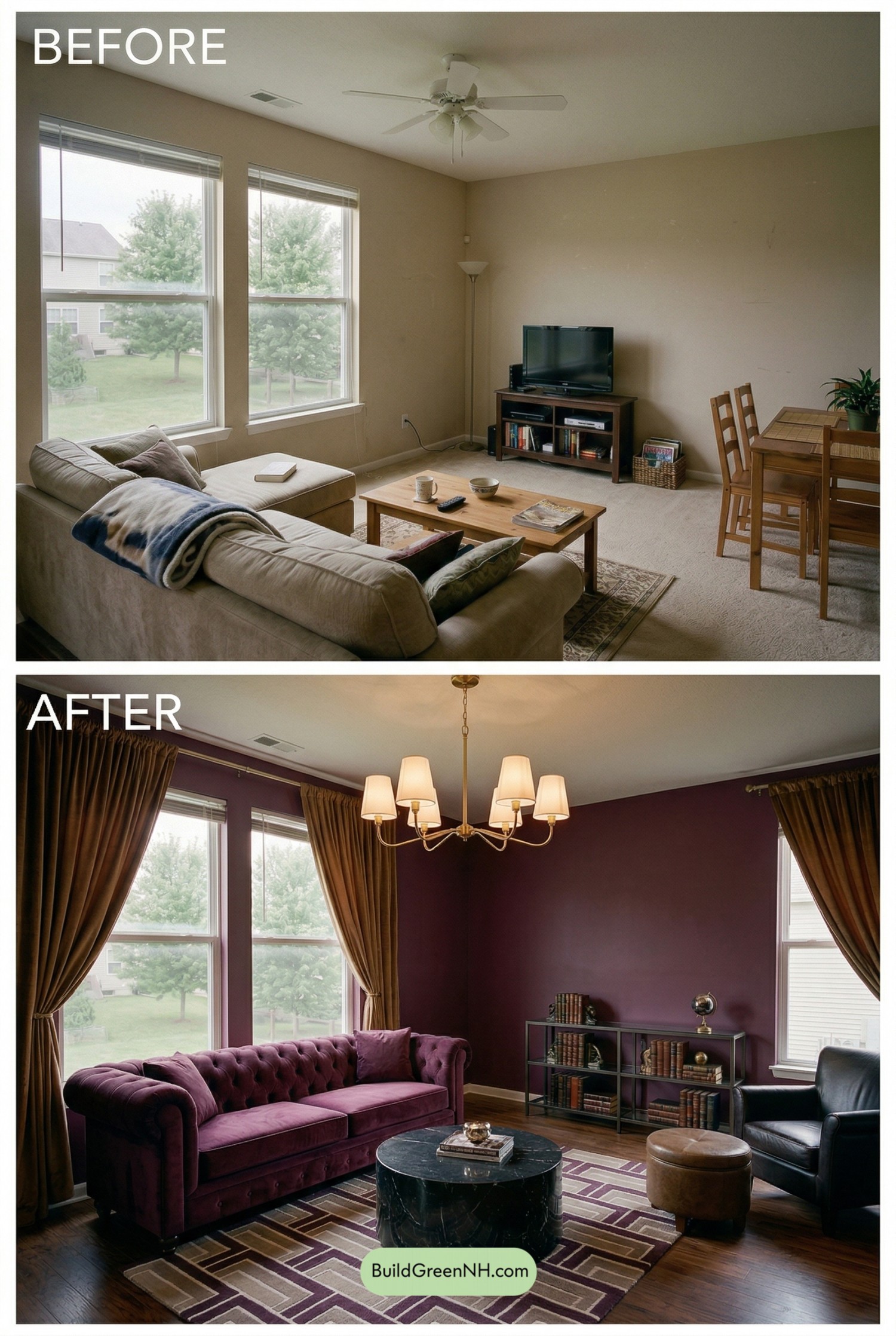 Plum Library Lounge With Glam Soul