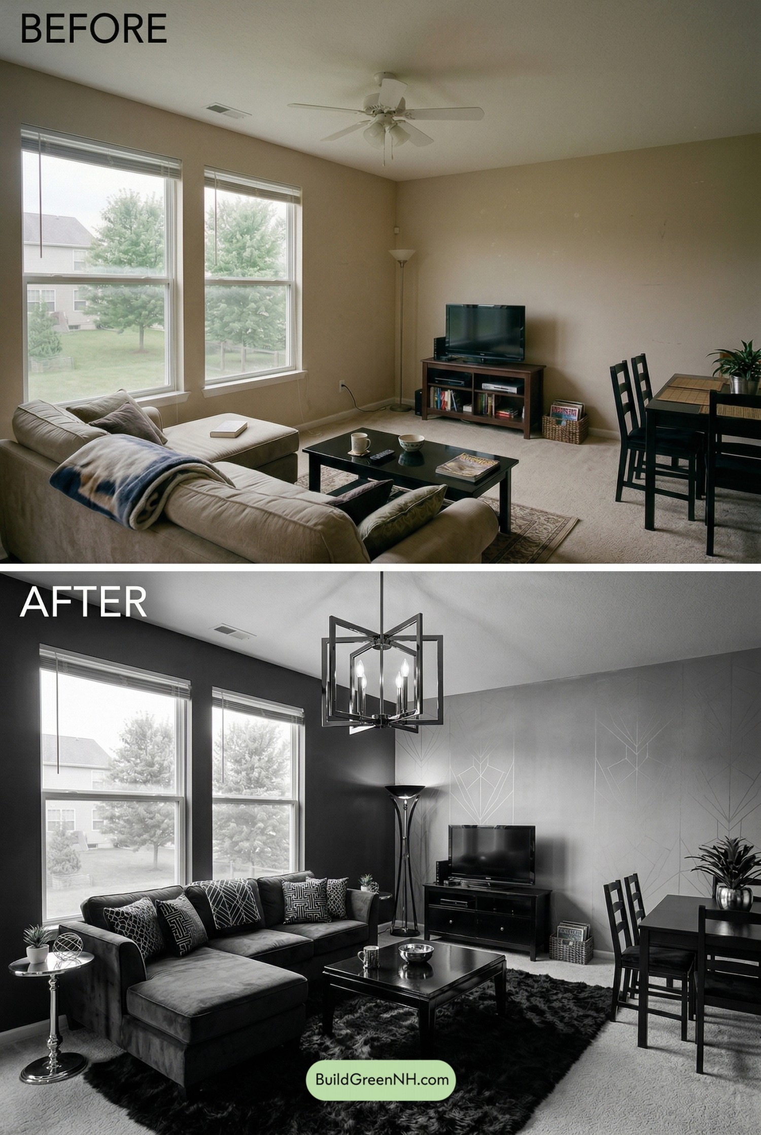 Deco Glam Living Room Refresh