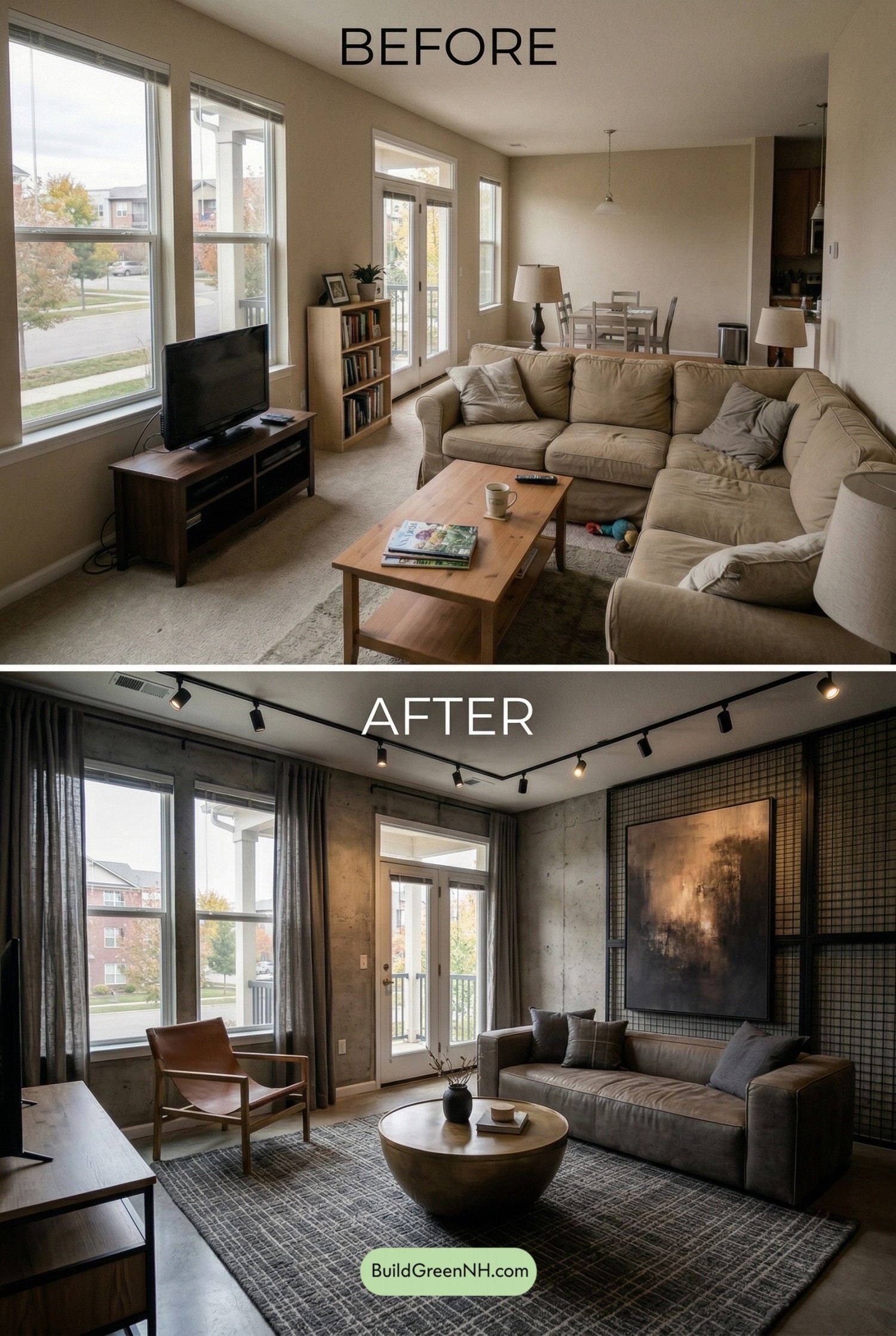 Steel Grid Statement Wall