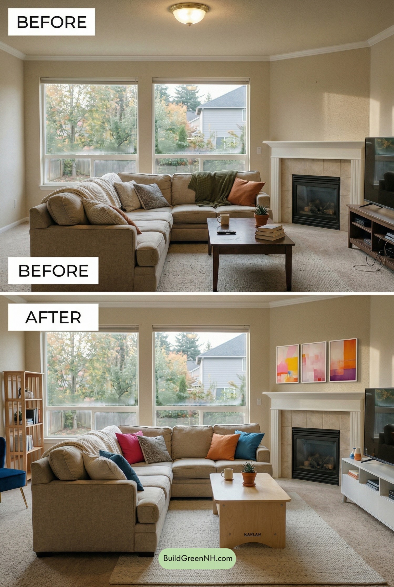 Beige Sofa, Bright Scandinavian Refresh