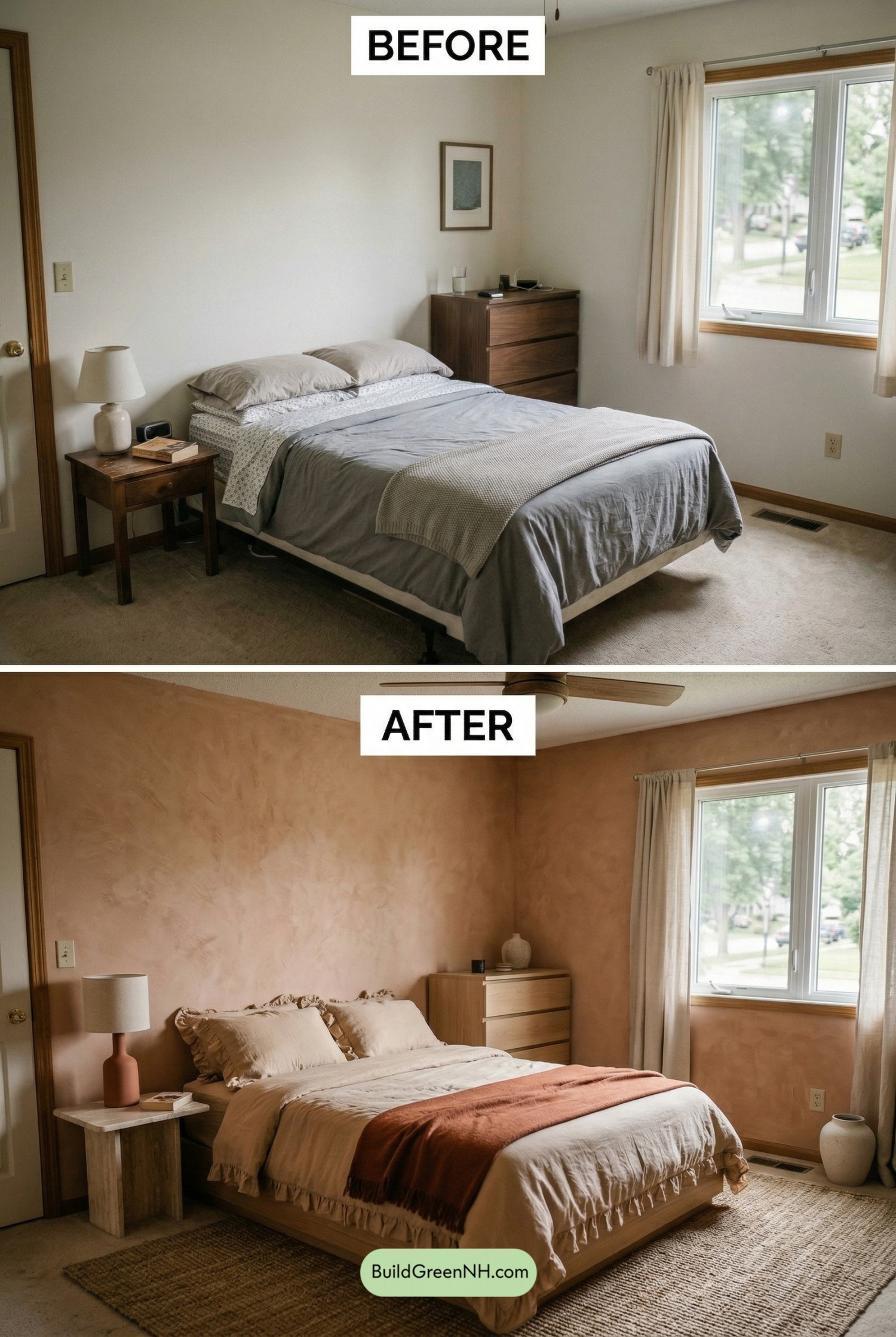 Desert Adobe Bedroom Makeover