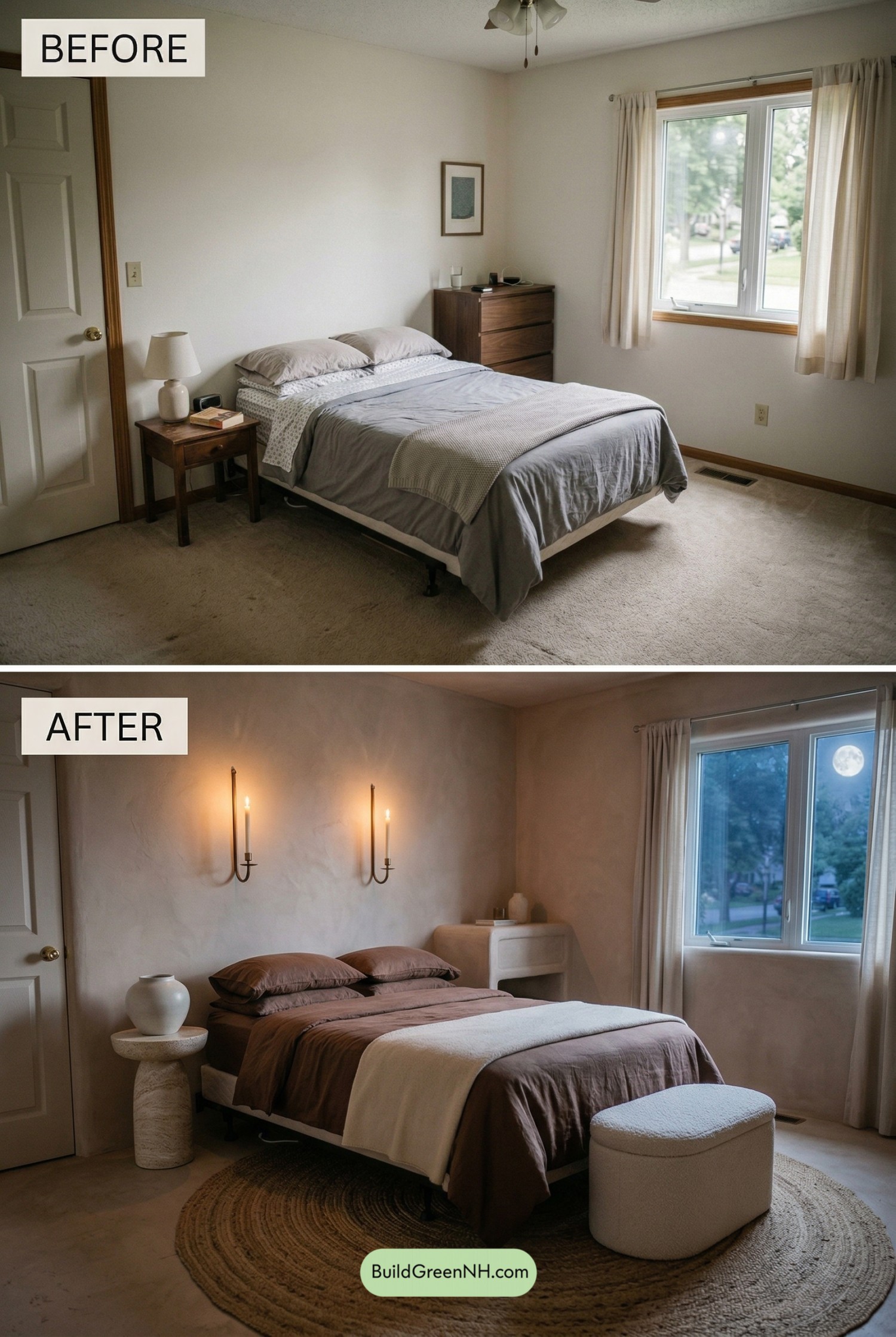 Moonlit Adobe Bedroom Makeover
