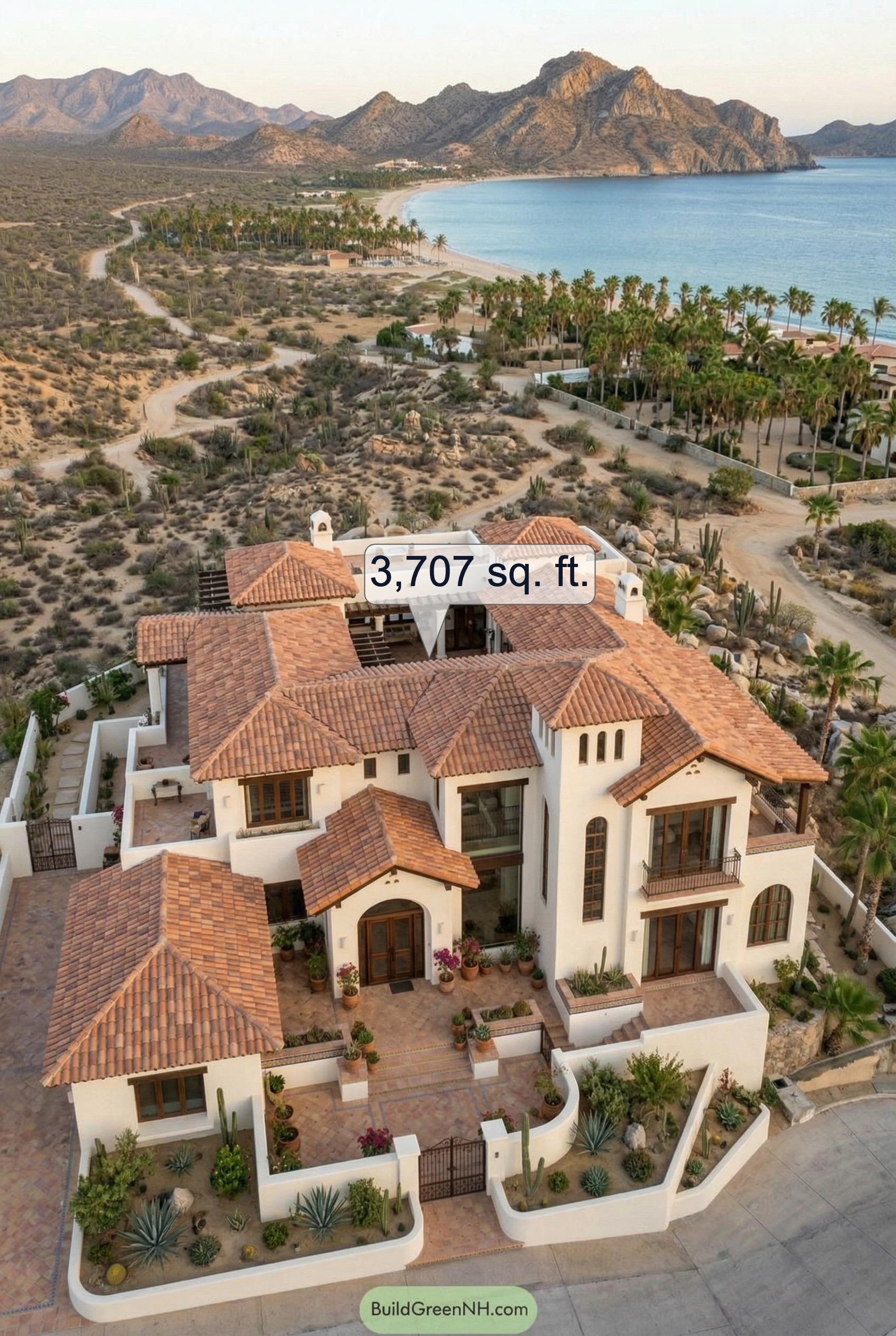 Terracotta Bluff Seaside Villa Top View