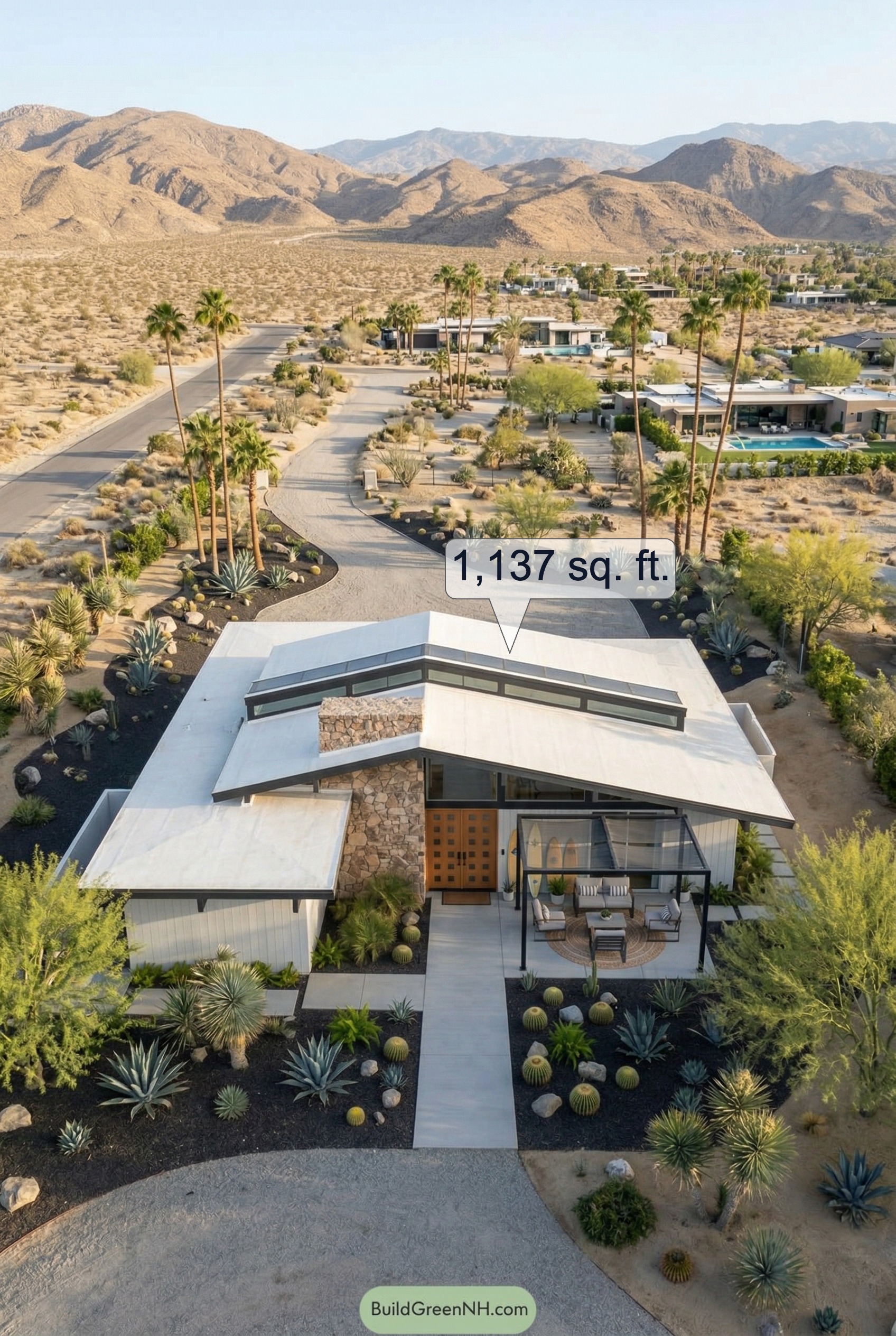 Desert Deco Retro Respite Top View