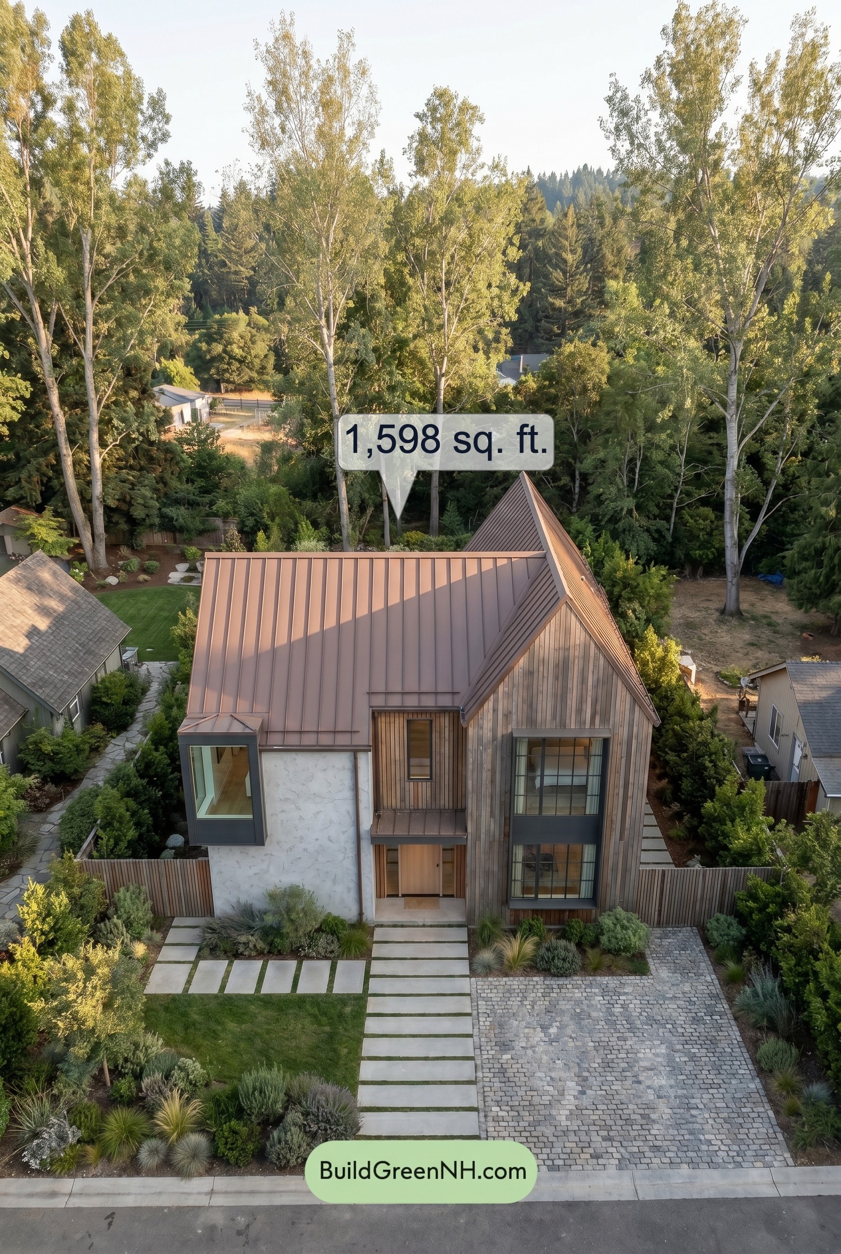 The Rustic Geometry Residence Top View