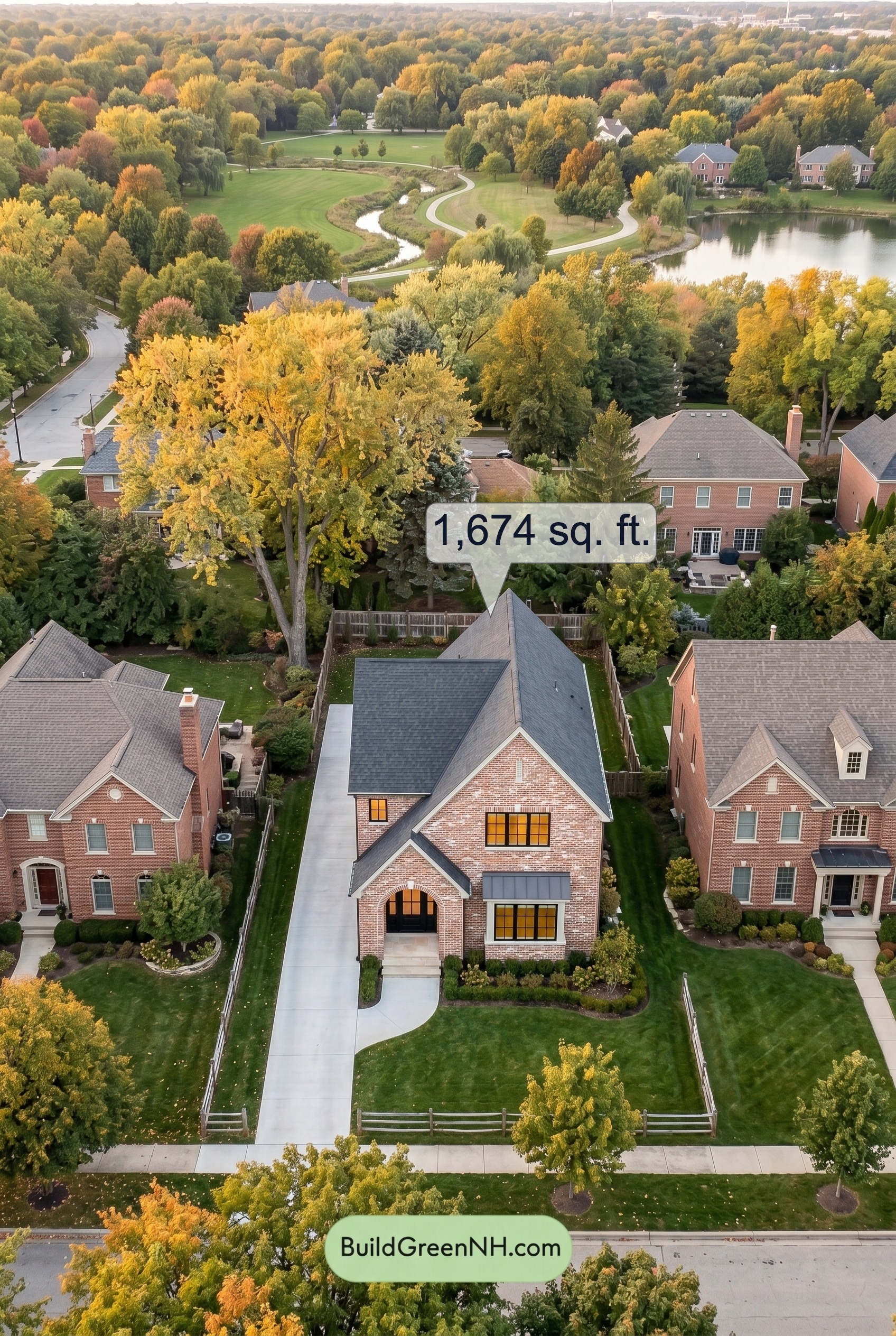 The Heritage Gable House Top View