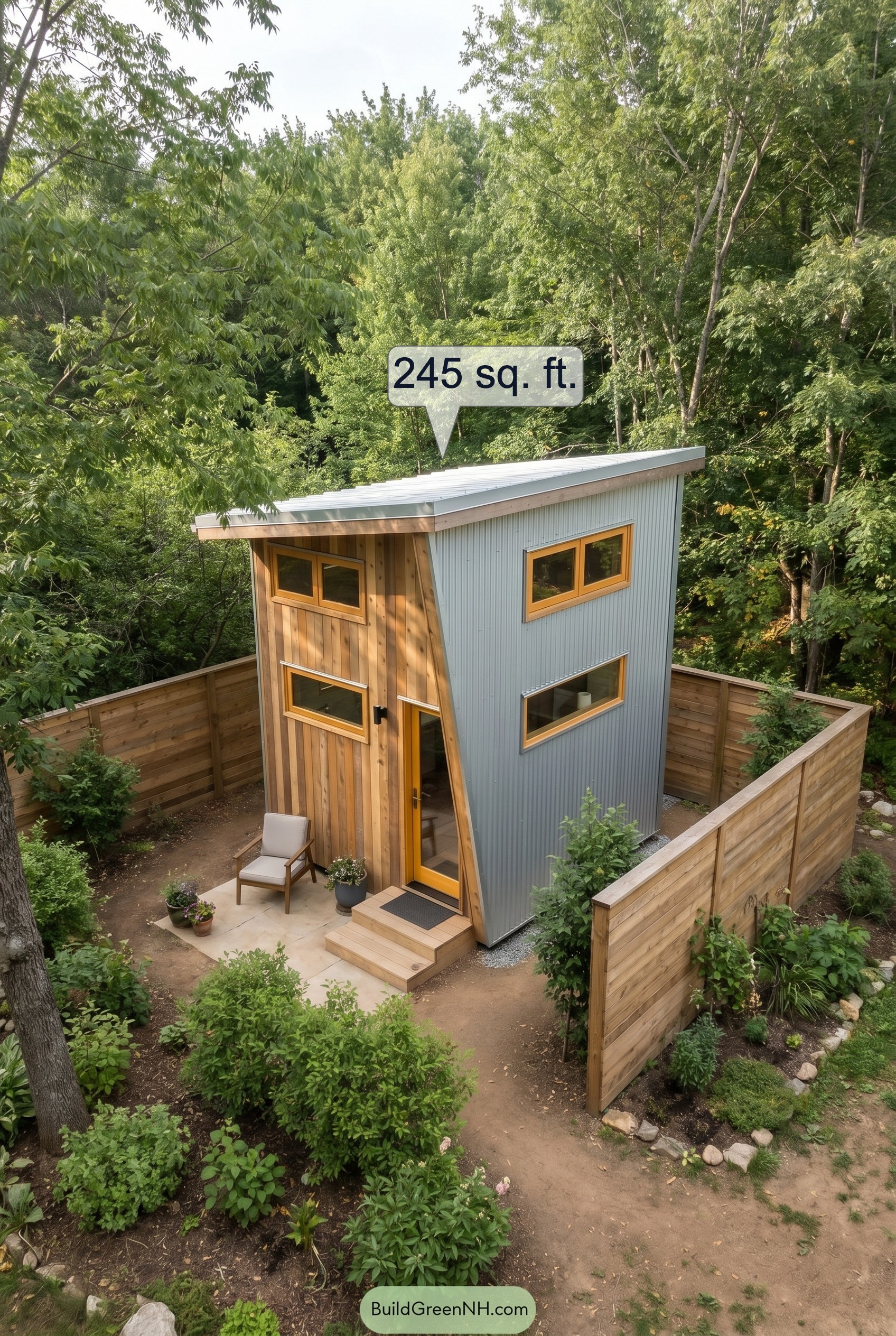 The Tiny Triangle Triumph Top View