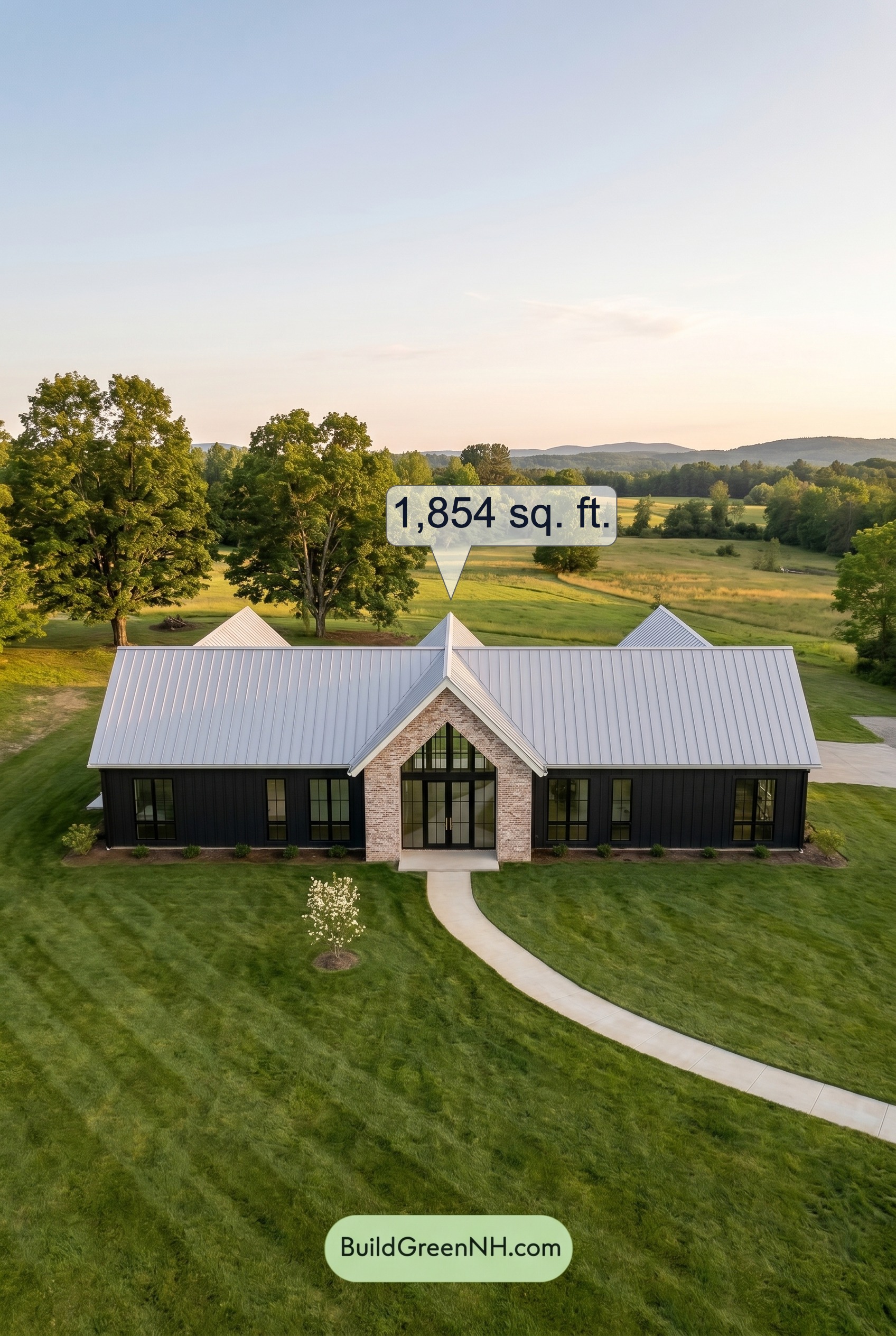 The Modern Farmhouse Pavilion Top View