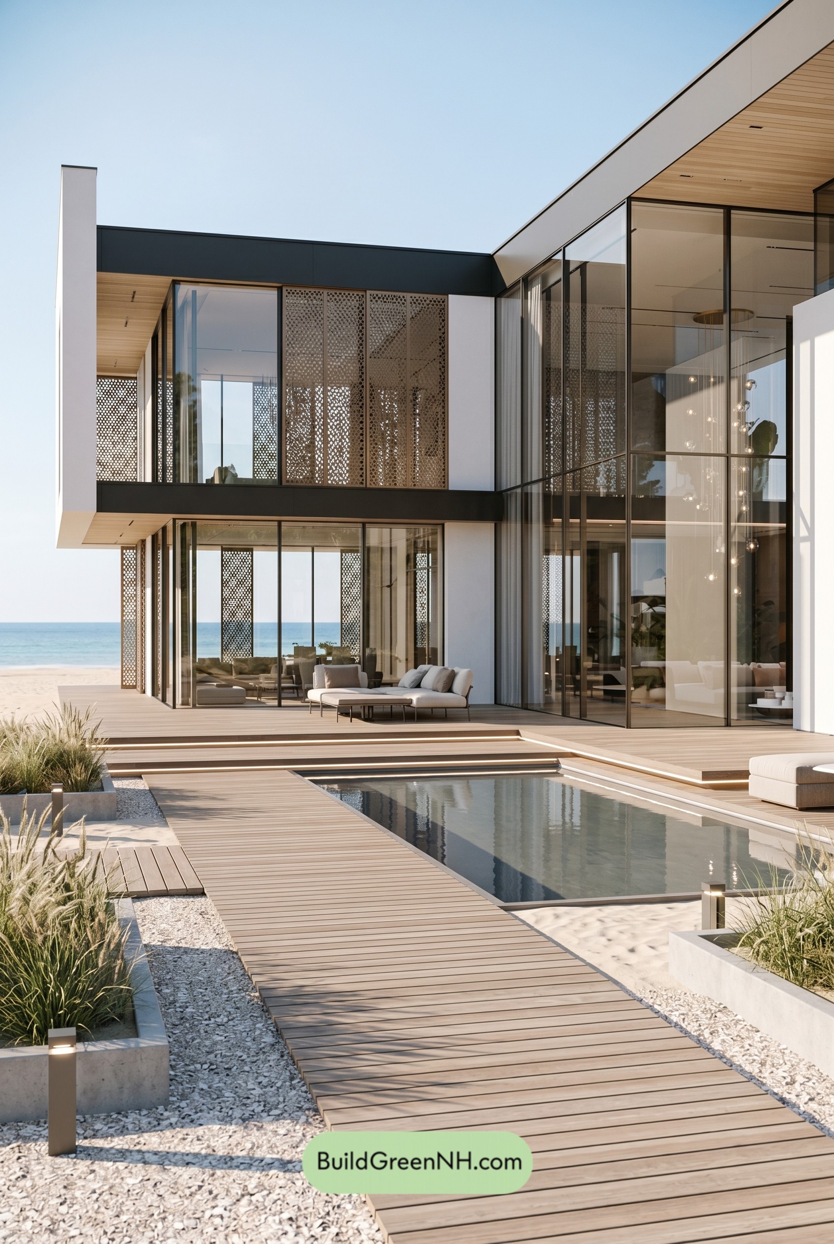 Beachfront Bronze Screen House