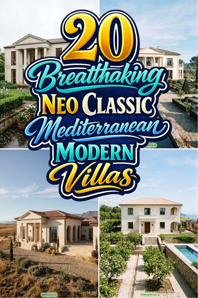 20 Breathtaking Neo Classic Mediterranean Modern Villas