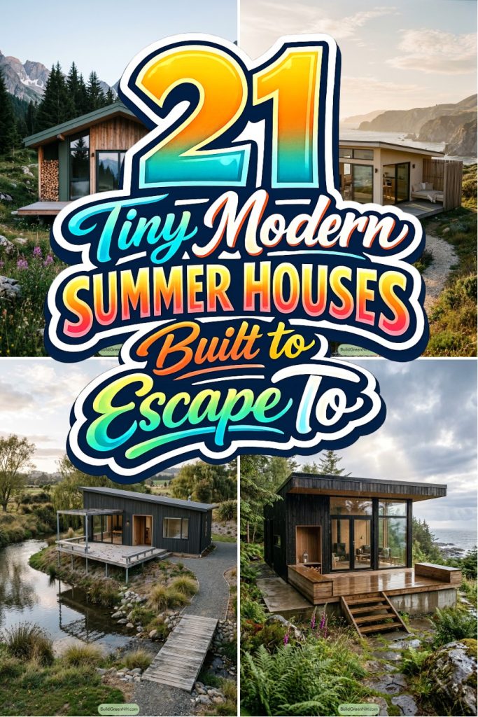21 Tiny Modern Summer Houses Built to Escape To