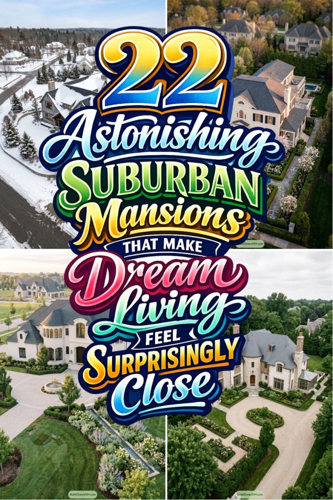 22 Astonishing Suburban Mansions That Make Dream Living Feel Surprisingly Close