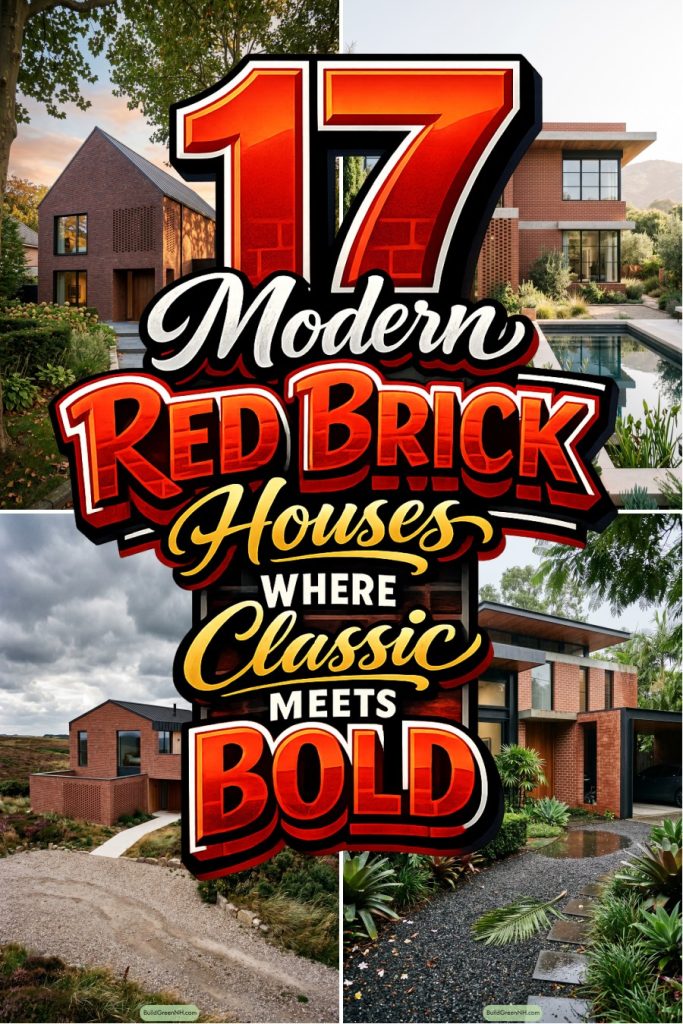 17 Modern Red Brick Houses Where Classic Meets Bold